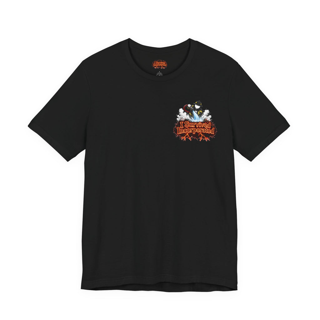 I Survived 2020 — "Please Stand By" Test Pattern Tee Wildfire Signal Edition Summer Premiere Unisex Jersey Short Sleeve Tee