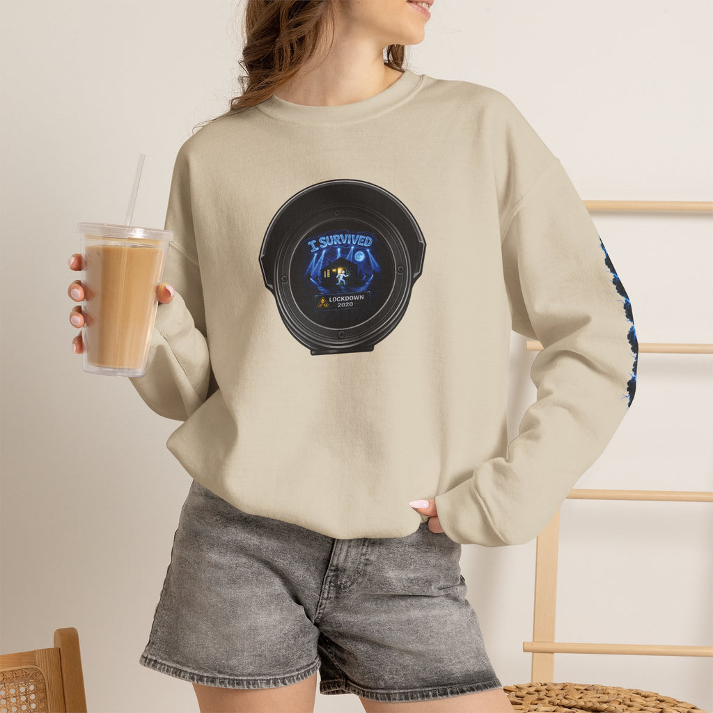 I Survived 2020 —  LOCKDOWN S3:E1: Director's Cut Special Edition "Quarantine" Unisex Heavy Blend™ Crewneck Sweatshirt