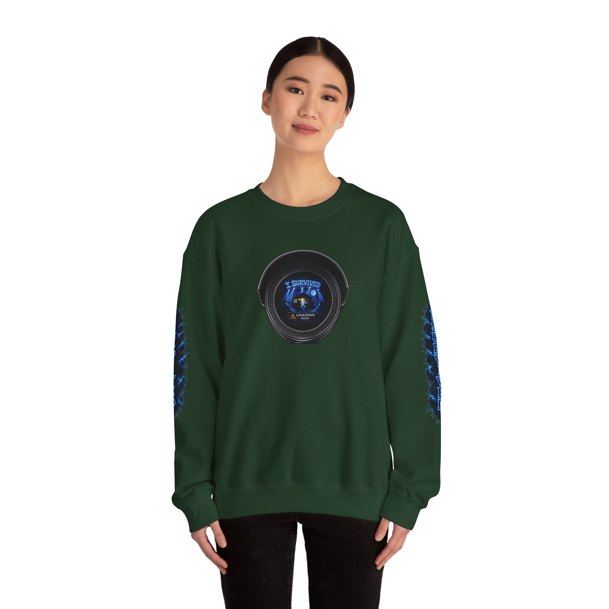 I Survived 2020 —  LOCKDOWN S3:E1: Director's Cut Special Edition "Quarantine" Unisex Heavy Blend™ Crewneck Sweatshirt