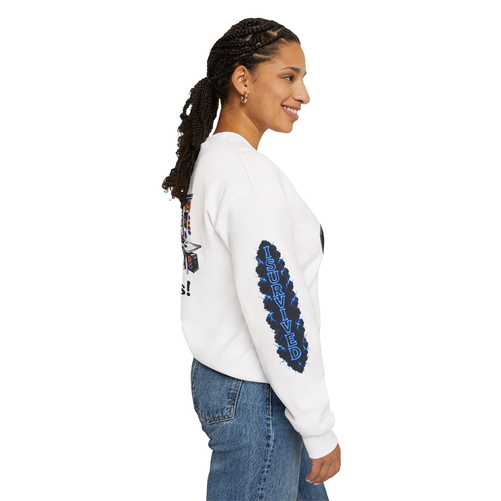 I Survived 2020 — Director's Cut S3:E4 "Working From Home" | Mid-Season Finale Pt. 1 | Lockdown Edition Documentary Unisex Heavy Blend™ Crewneck Sweatshirt