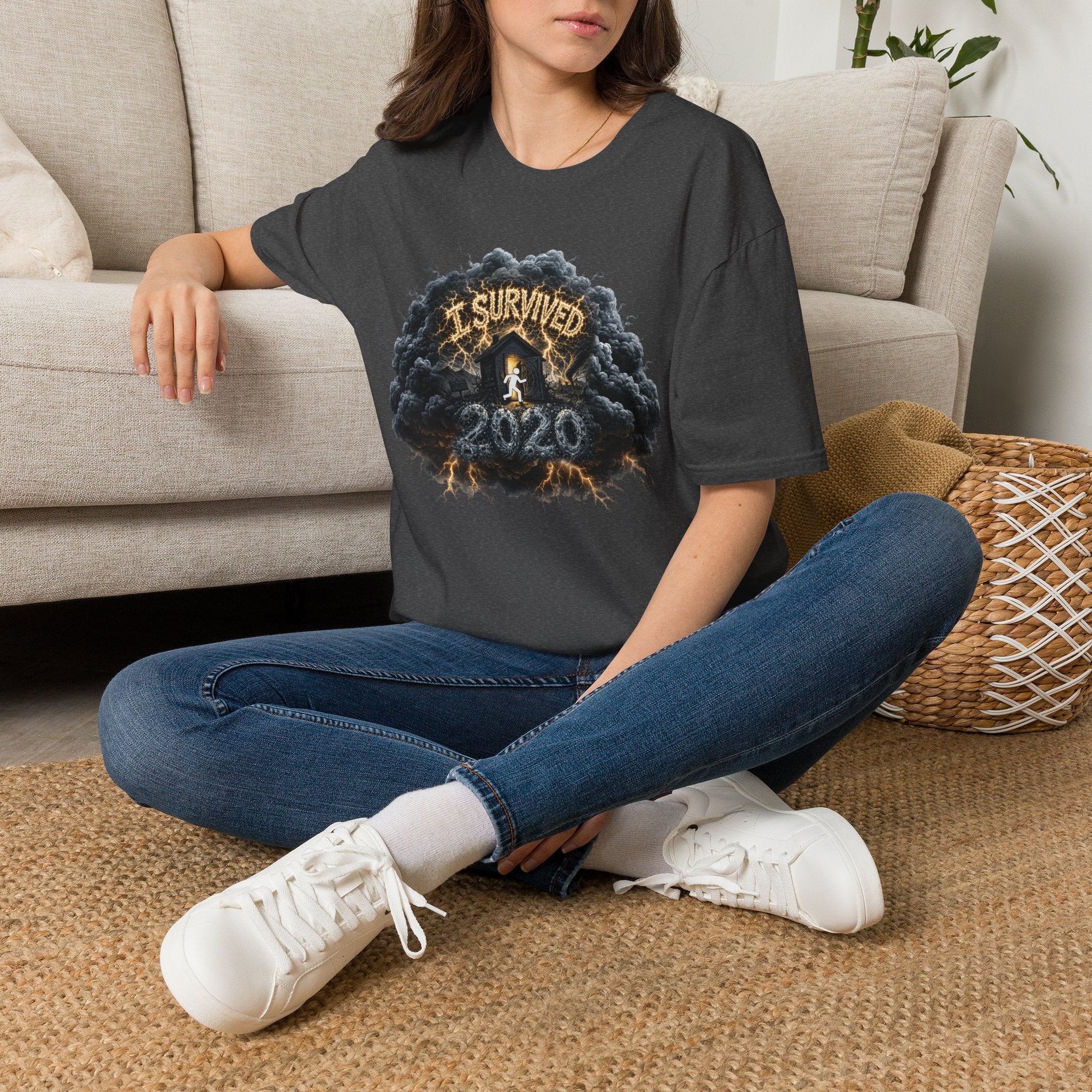 I Survived 2020 — Director's Cut Original Design Teaser Tee | Season 1 Premiere Drop Unisex Softstyle T-Shirt