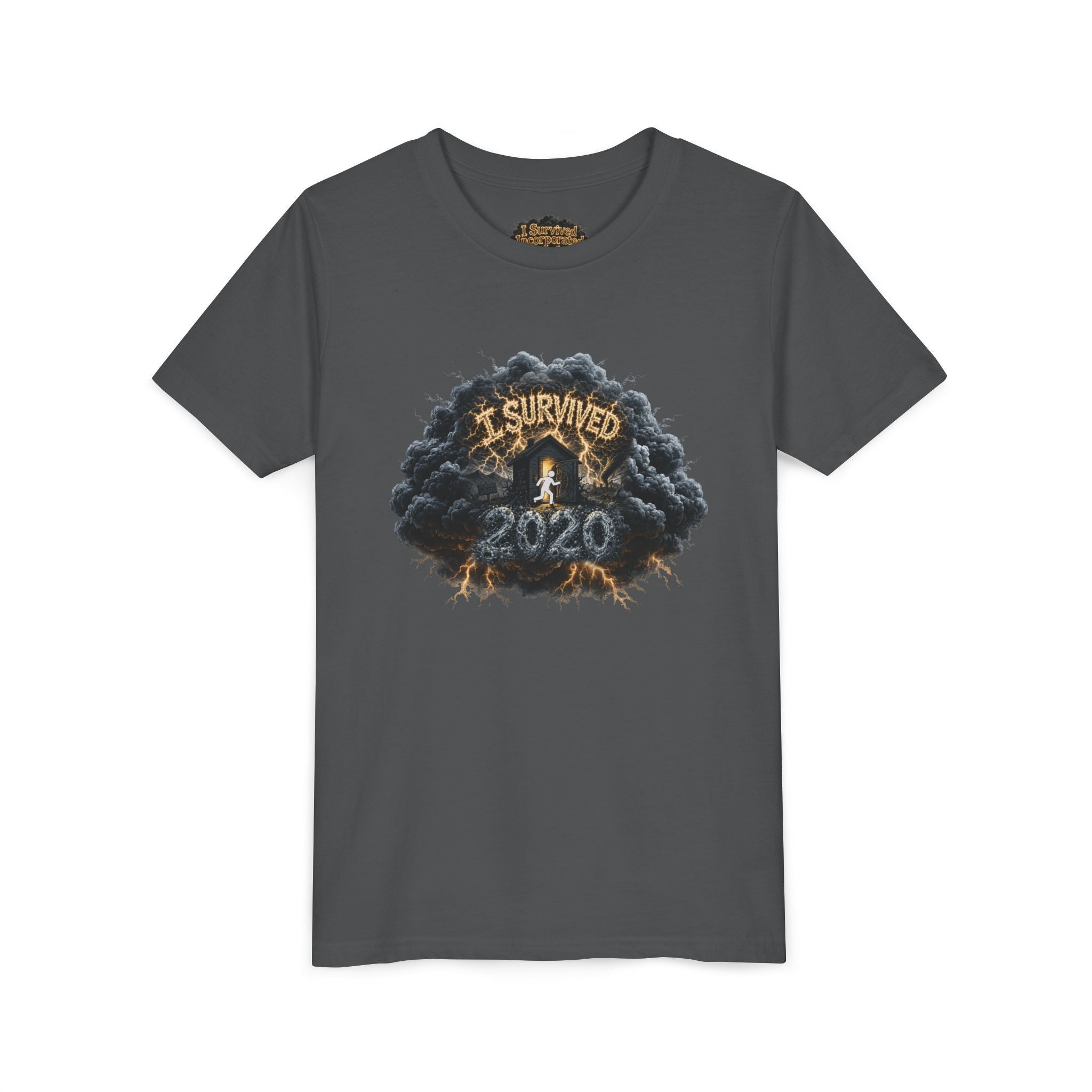 I Survived 2020 — Director's Cut Original Design Teaser Tee | Season 1 Premiere Drop Youth Short Sleeve Tee