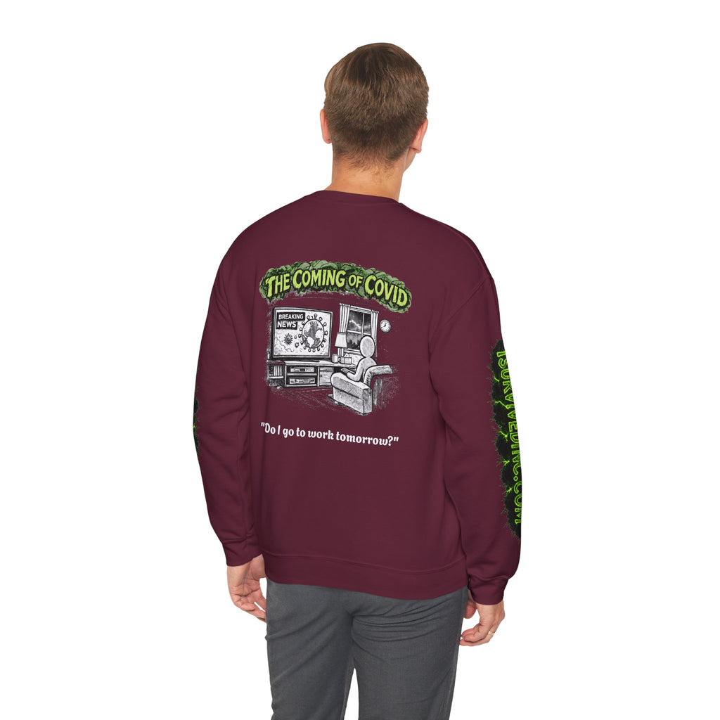 I Survived 2020 — S1:E2 "The Coming of COVID" | Pandemic Edition Unisex Heavy Blend™ Crewneck Sweatshirt