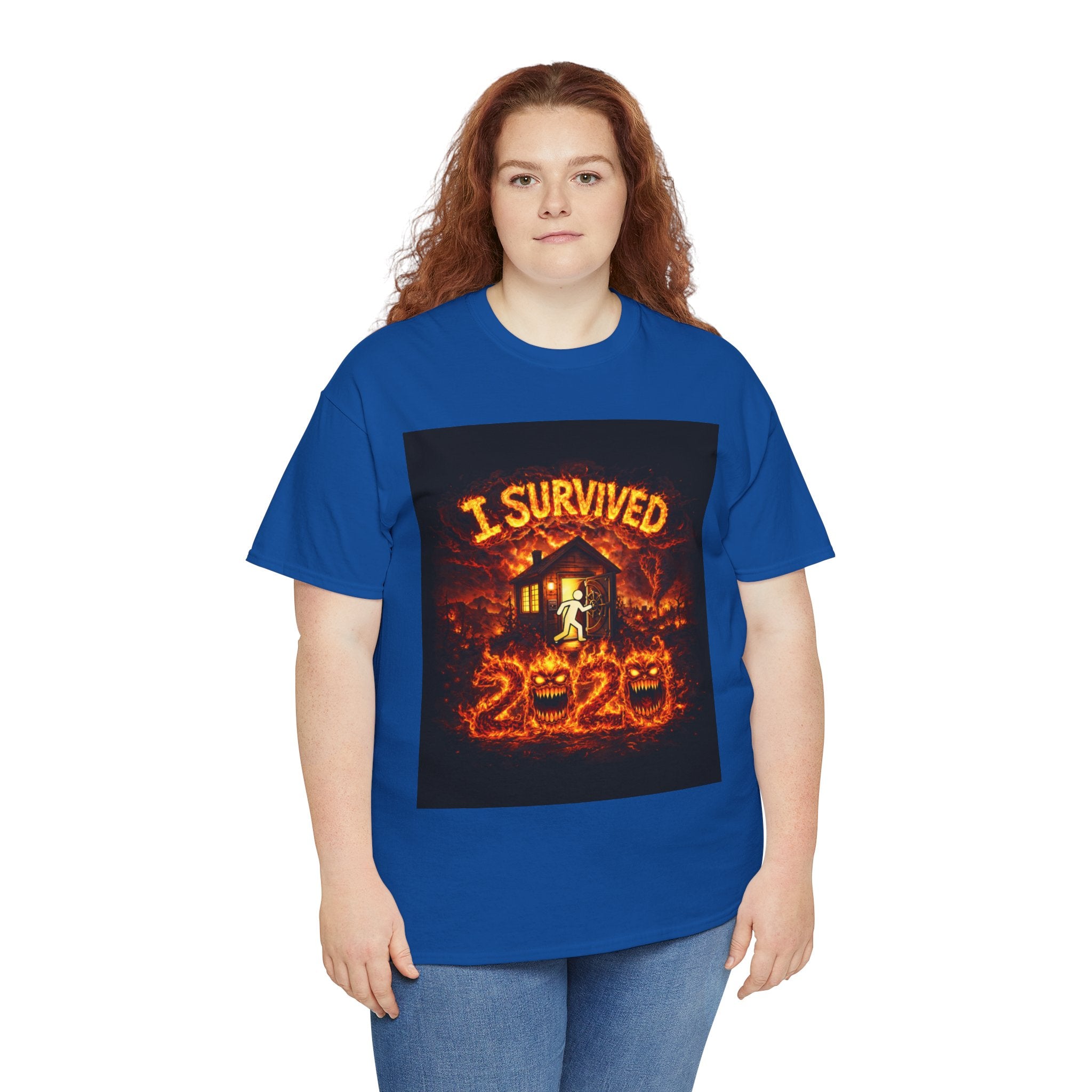 I Survived 2020 — S2:E3 "The California Wildfires" | Wildfire Edition Memorial Unisex Heavy Cotton Tee