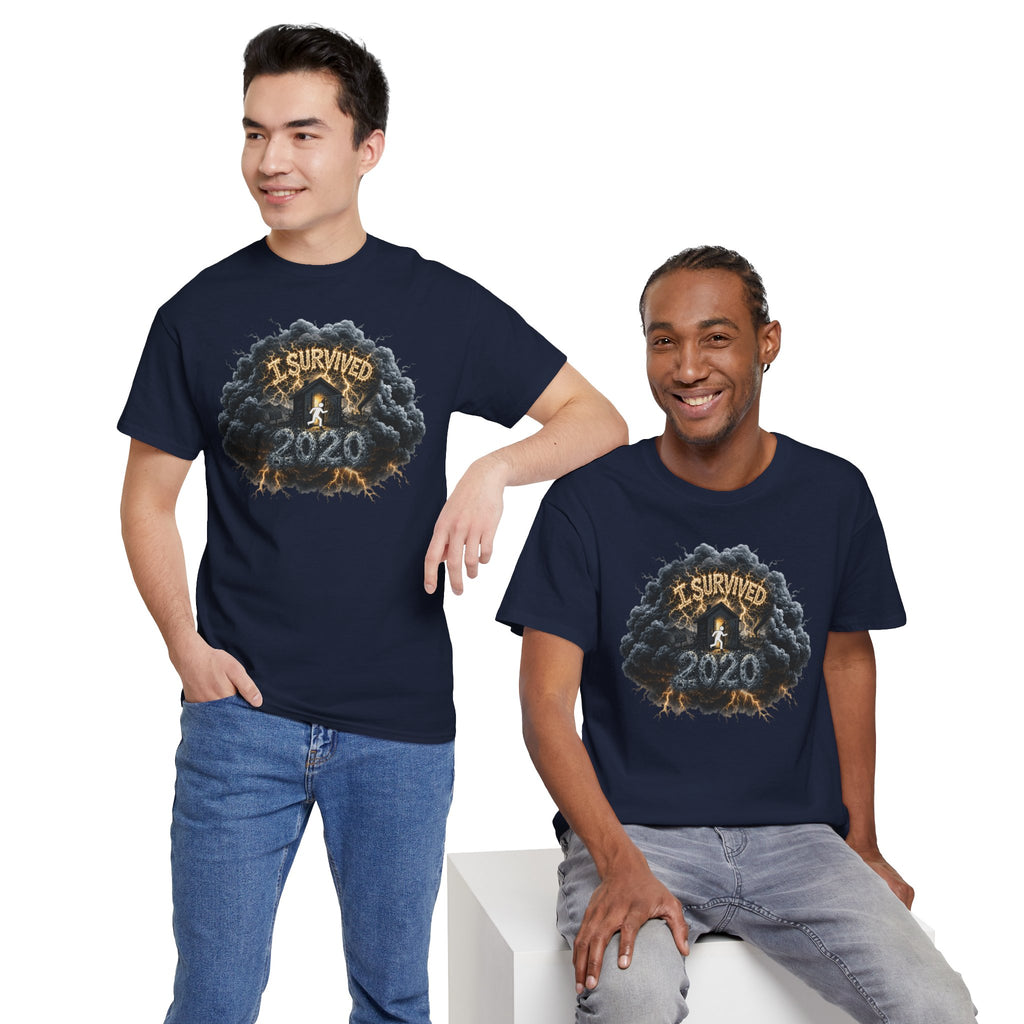 I Survived 2020 — Director's Cut Original Design Teaser Tee | Season 1 Premiere Drop Unisex Heavy Cotton Tee