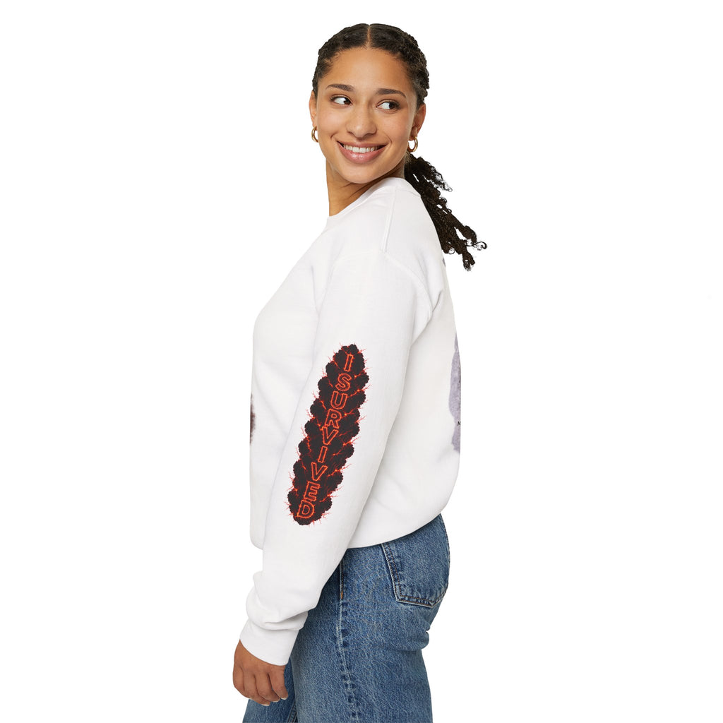 I Survived 2020 — Director's Cut S2:E3 "The California Wildfires" | Wildfire Edition Memorial Unisex Heavy Blend™ Crewneck Sweatshirt