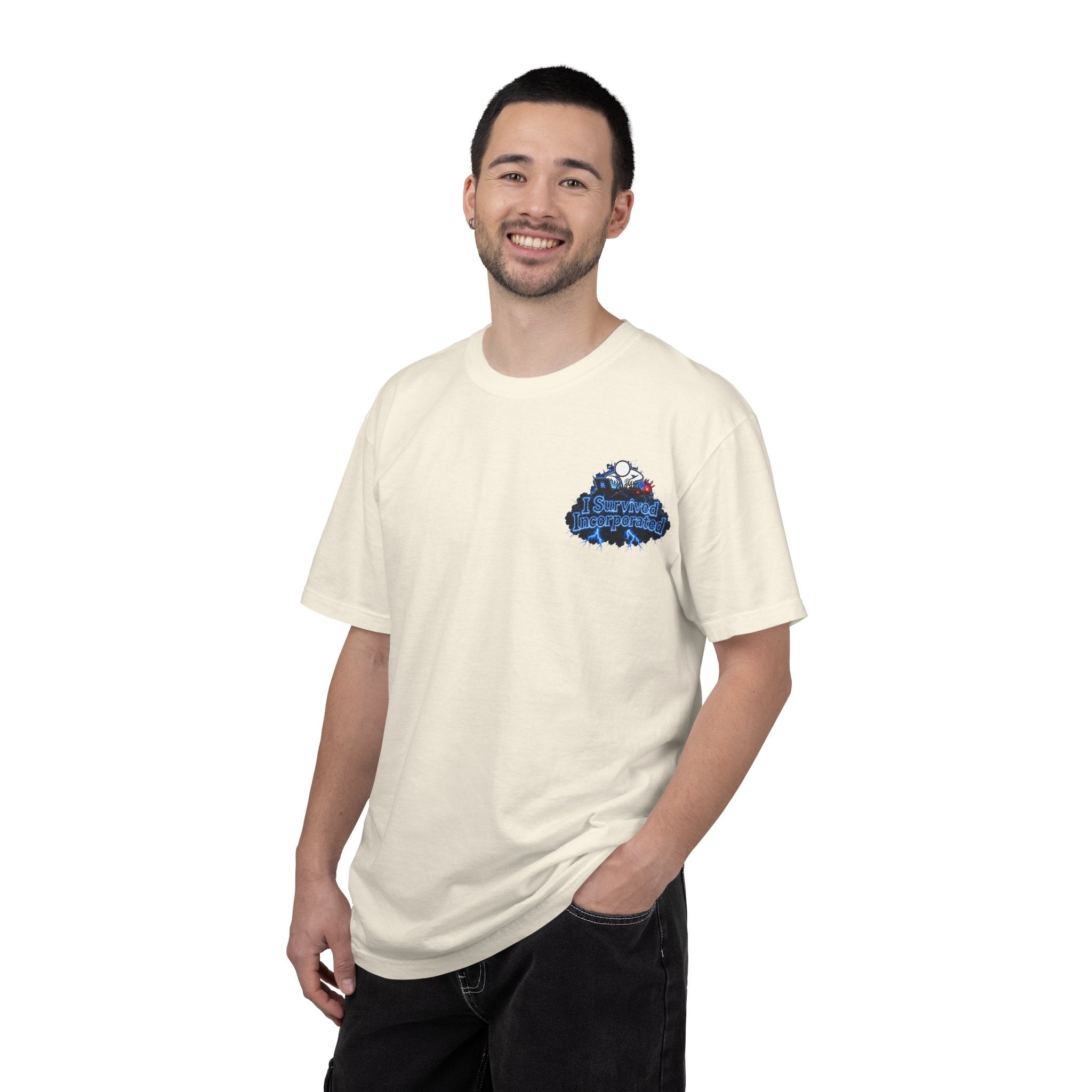 I Survived 2020 — "Please Stand By" Test Pattern Tee Lockdown Special Edition Summer Exclusive Unisex Garment-Dyed T-shirt