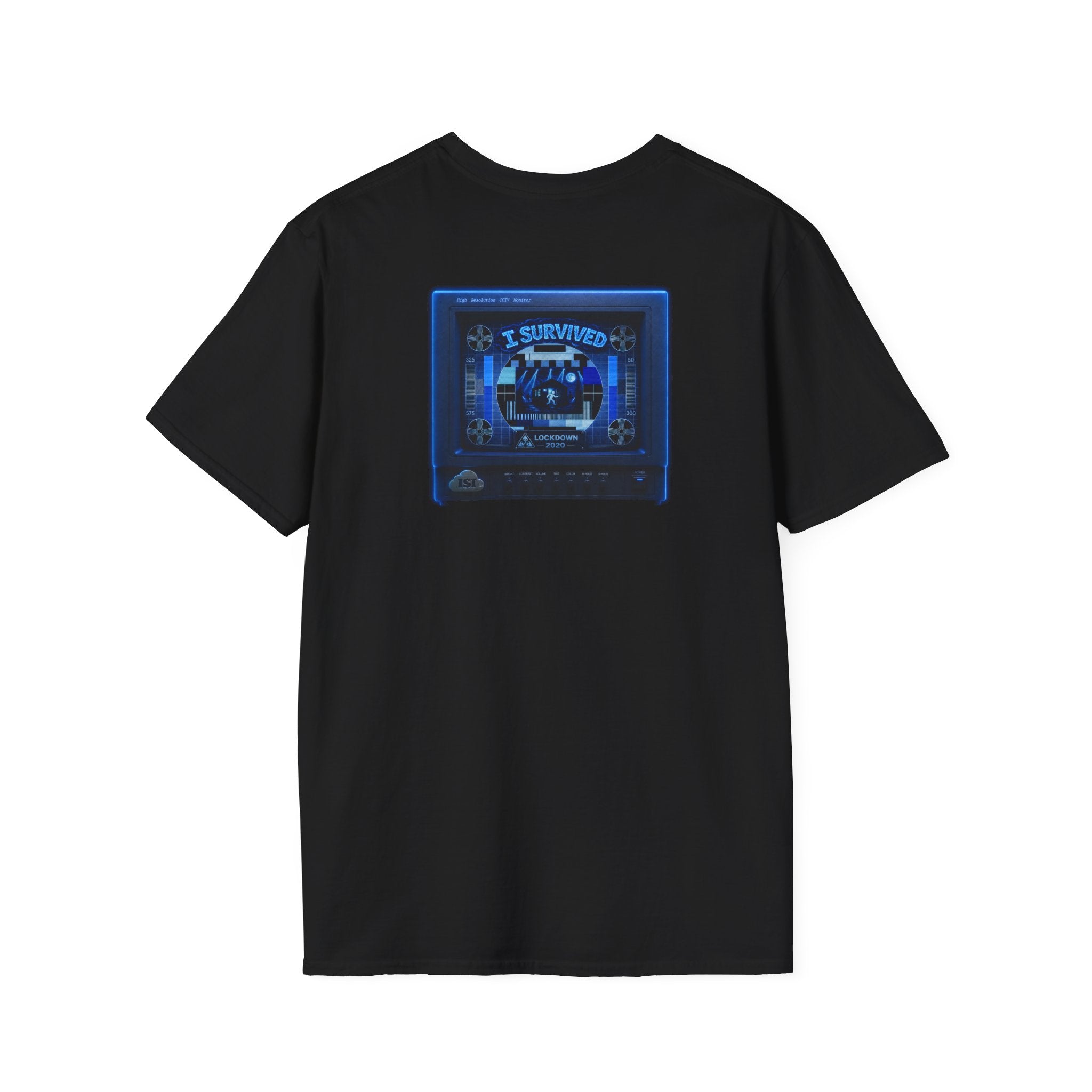 I Survived 2020 — "Please Stand By" Test Pattern Tee Lockdown Edition Summer Exclusive Unisex Softstyle T-Shirt