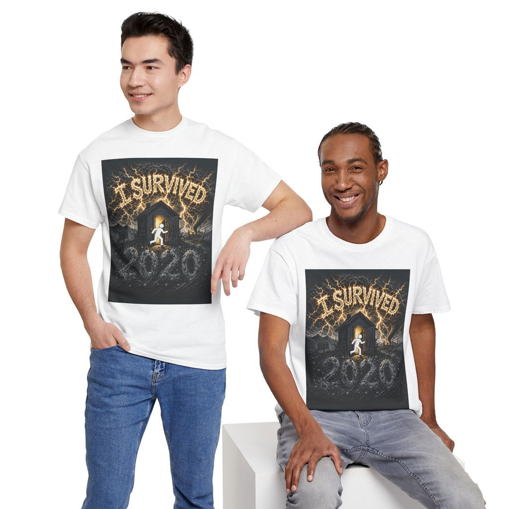 I Survived 2020 — Original PILOT Design Unisex Heavy Cotton Tee