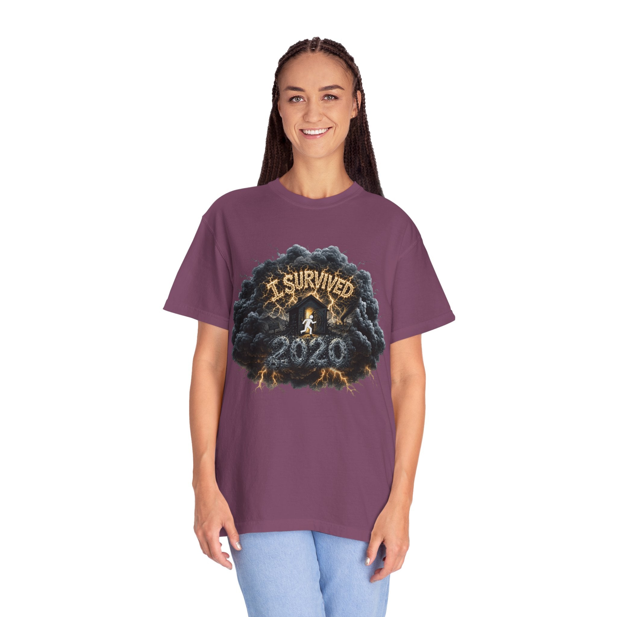 I Survived 2020 — Director's Cut Original Design Teaser Tee | Season 1 Premiere Drop Unisex Garment-Dyed T-shirt