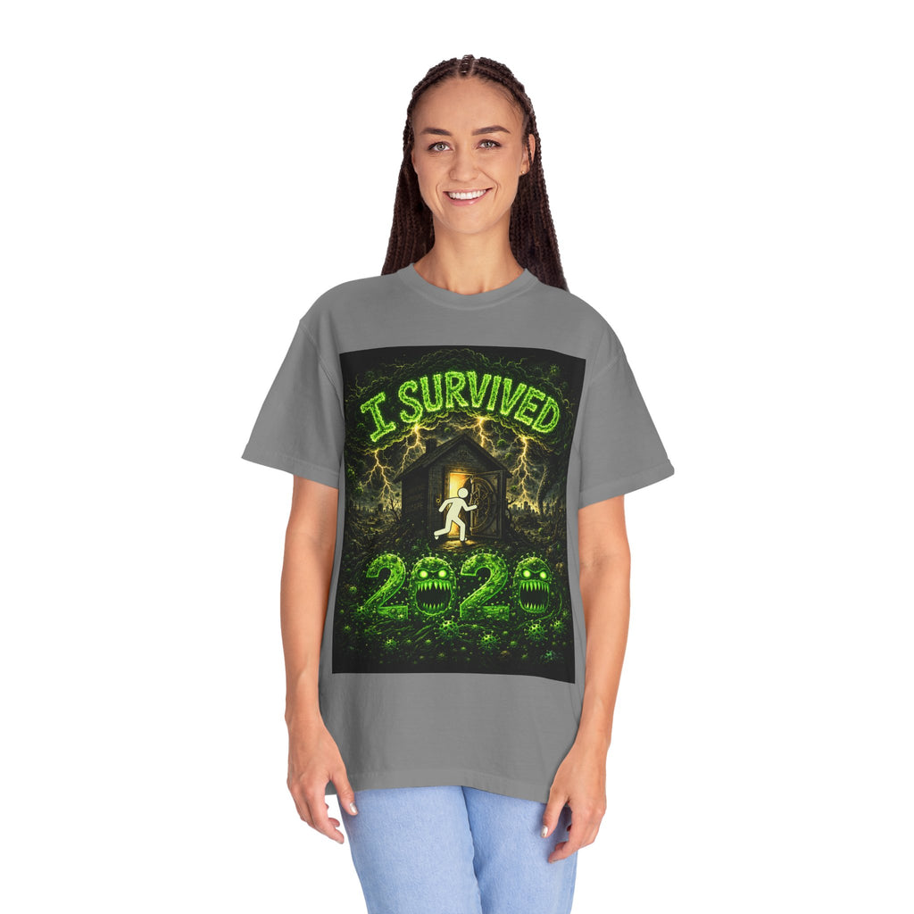 I Survived 2020 — S1:E3 "The Jab!" | Pandemic Edition Unisex Garment-Dyed T-shirt
