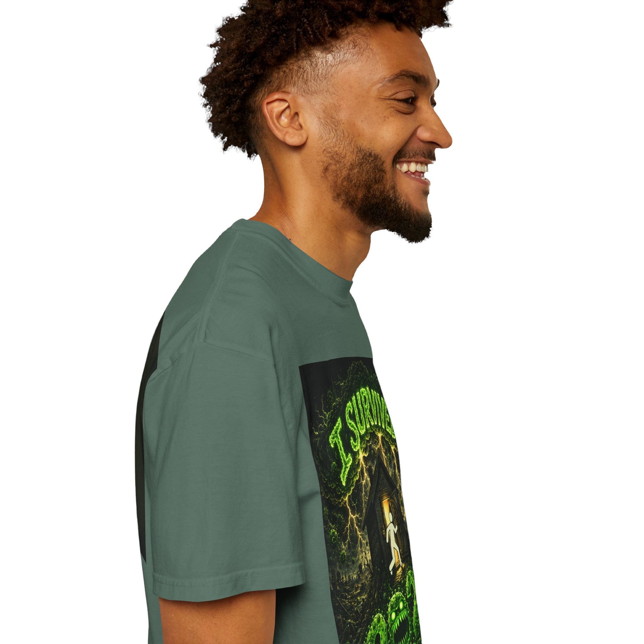 I Survived 2020 — PANDEMIC S1:E3: "The Jab!" Unisex Garment-Dyed T-shirt