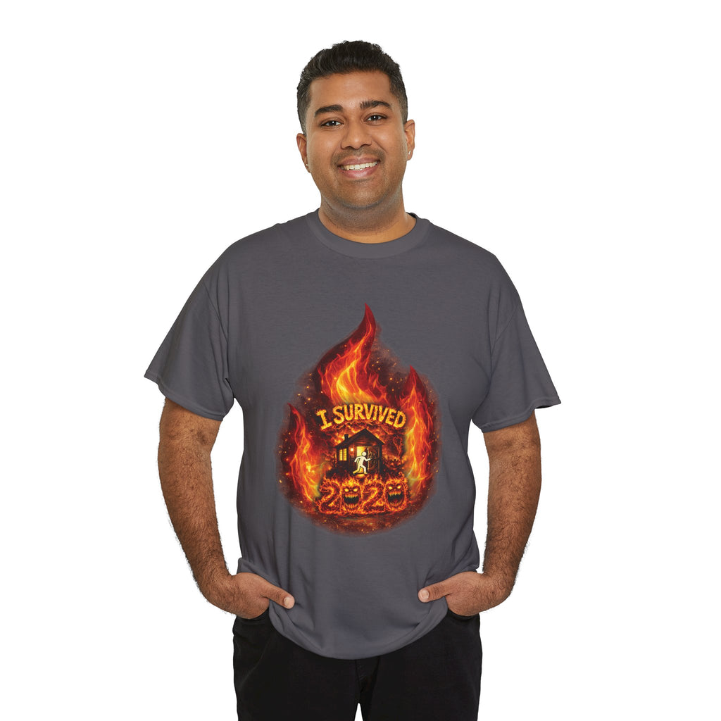 I Survived 2020 — Director's Cut S2:E1 "Berry Creek" | Wildfire Edition Memorial Unisex Heavy Cotton Tee