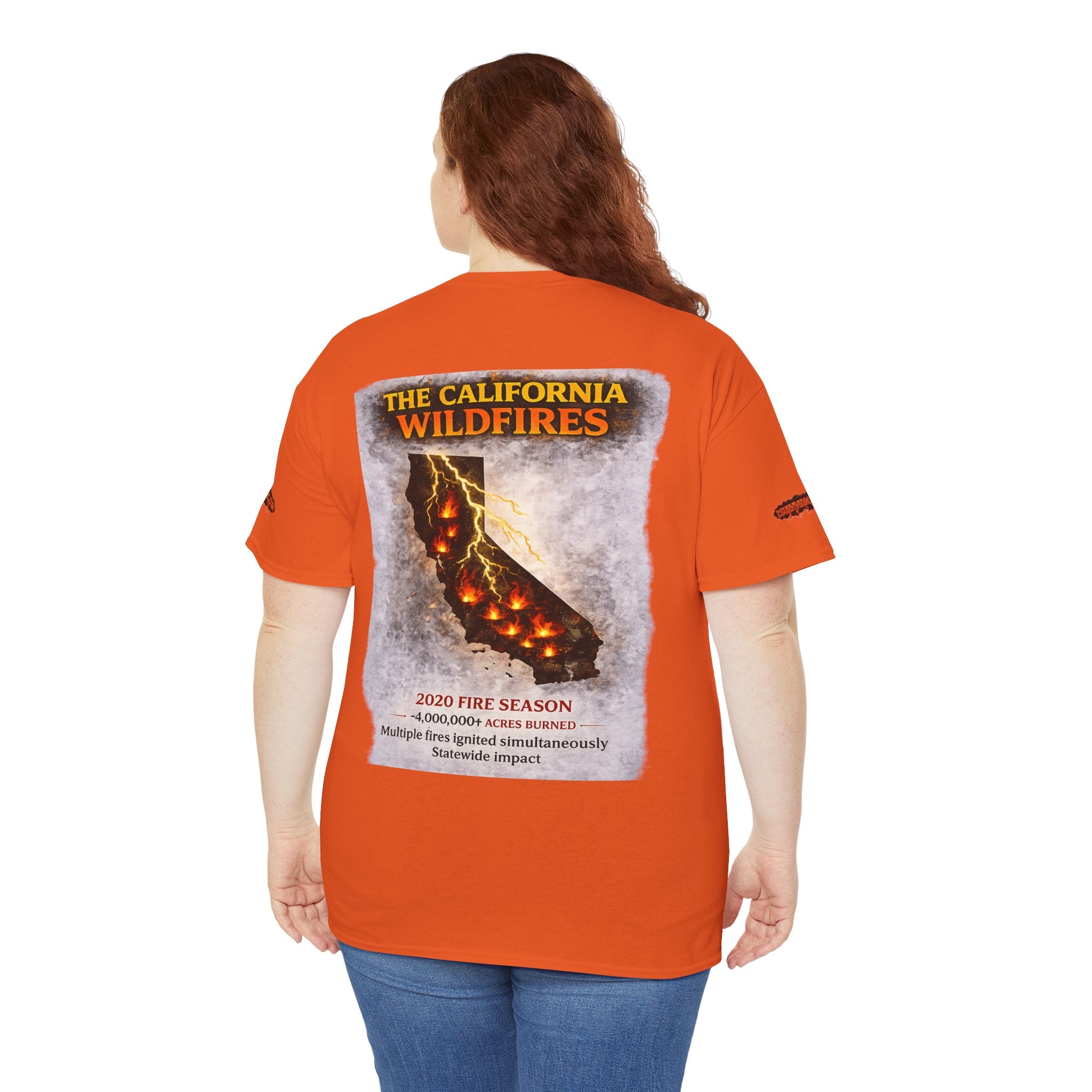 I Survived 2020 — Director's Cut S2:E3 "The California Wildfires" | Wildfire Edition Memorial Unisex Heavy Cotton Tee (SPECIAL EDITION)