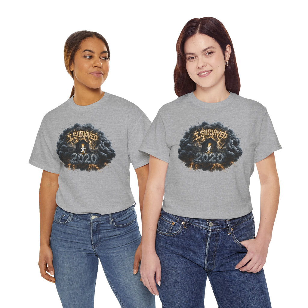 I Survived 2020 — Director's Cut Original Design Teaser Tee | Season 1 Premiere Drop Unisex Heavy Cotton Tee