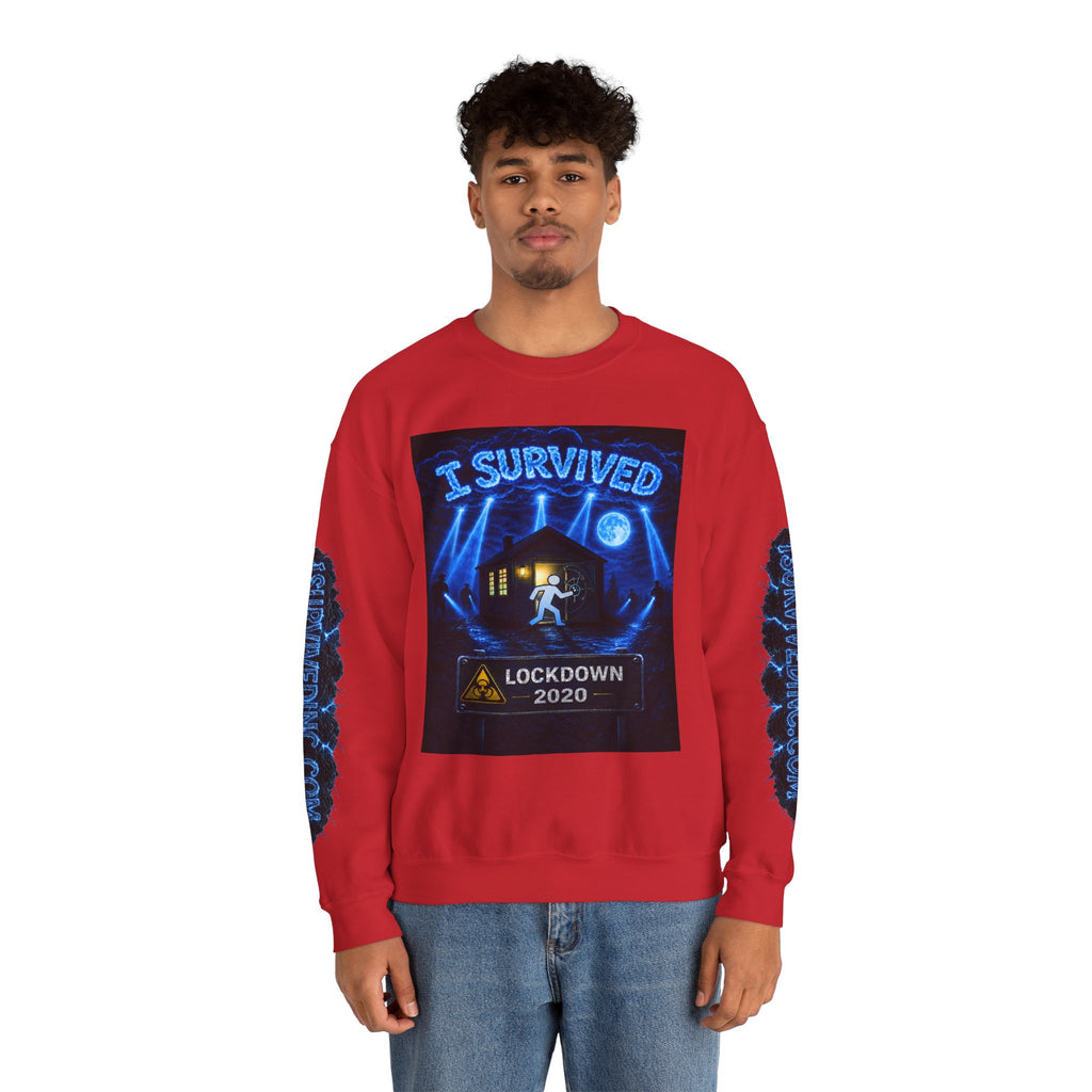 I Survived 2020 — LOCKDOWN S3:E2: Special Edition "Dating Under Lockdown" Unisex Heavy Blend™ Crewneck Sweatshirt