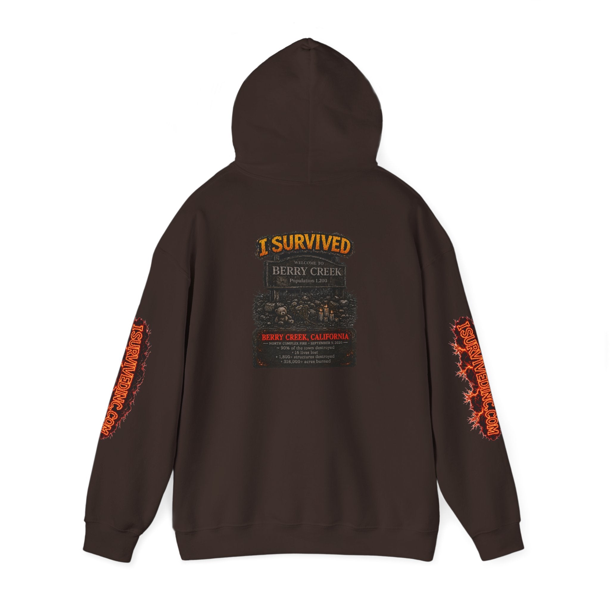 I Survived 2020 — WILDFIRES S2:E1: "Berry Creek" Memorial Hoodie