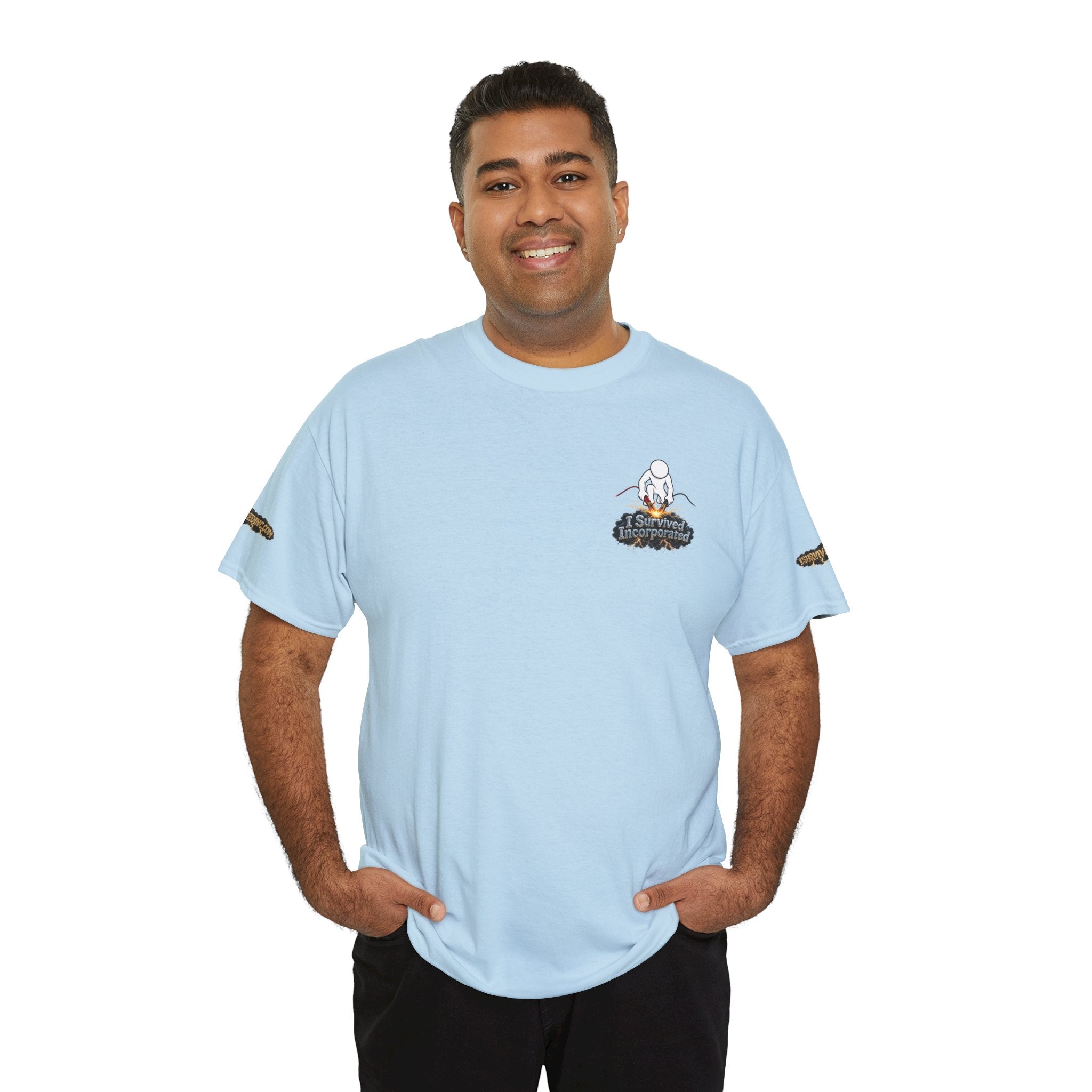 I Survived 2020 — "Please Stand By" Test Pattern Tee Special Edition Summer Premier Unisex Heavy Cotton Tee