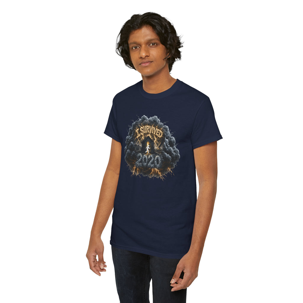 I Survived 2020 —  Deriector's Cut Original Design Teaser Tee | Season 1 Premiere Drop Unisex Heavy Cotton Tee