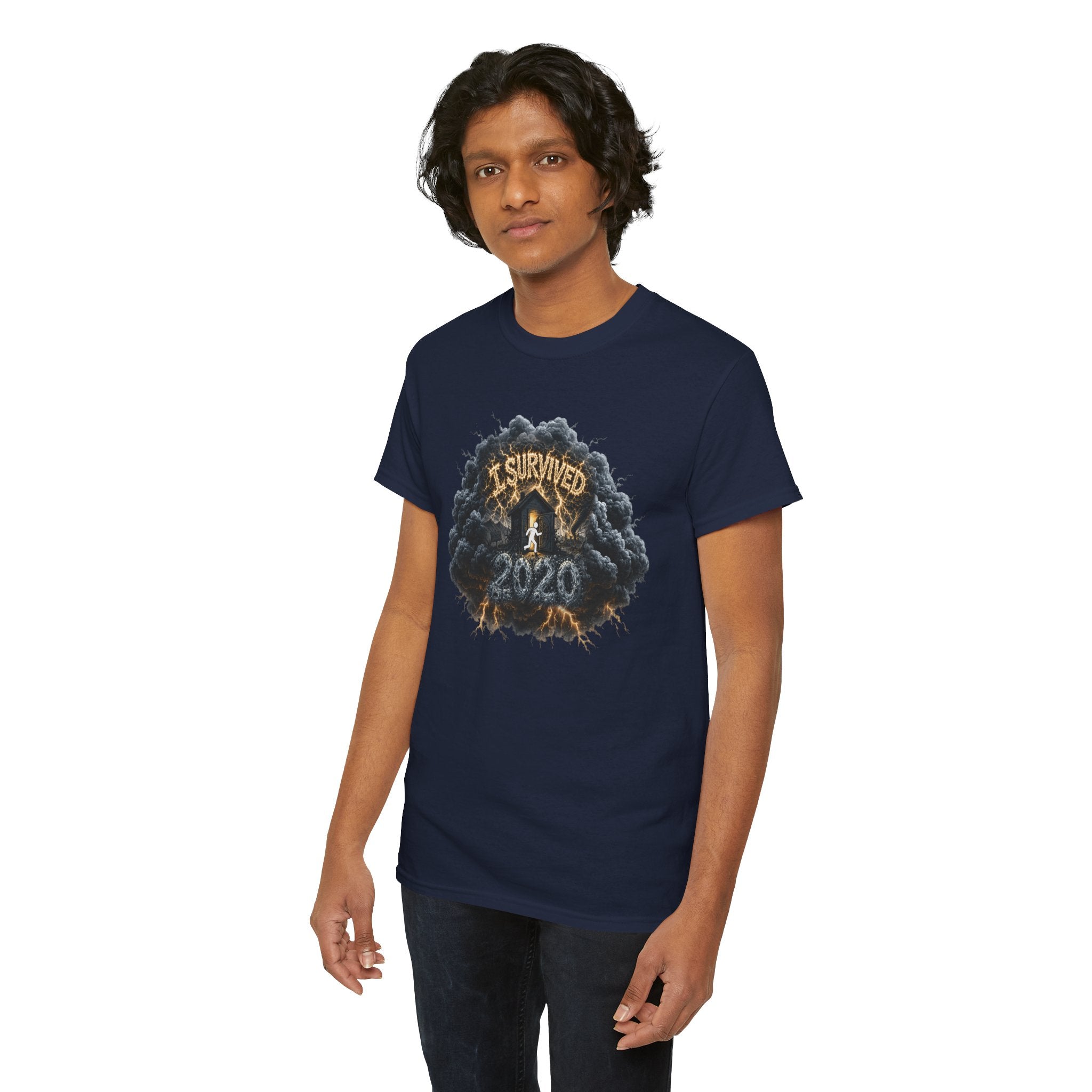 I Survived 2020 —  Deriector's Cut Original Design Teaser Tee | Season 1 Premiere Drop Unisex Heavy Cotton Tee