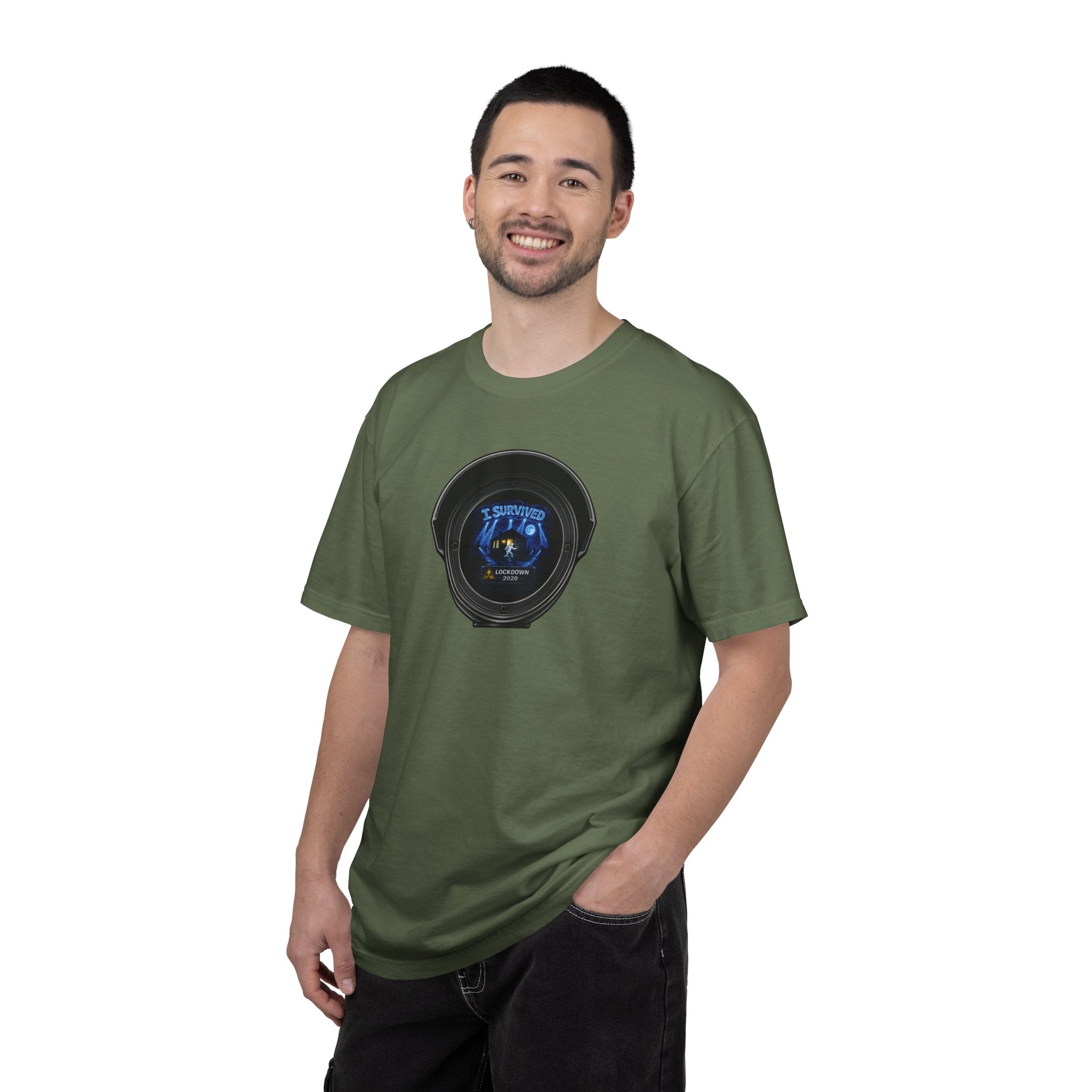 I Survived 2020 —  LOCKDOWN S3:E3: Director's Cut "Remote Schooling" Unisex Garment-Dyed T-shirt