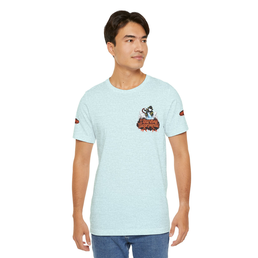 I Survived 2020 — "Please Stand By" Test Pattern Tee Wildfire Signal Special Edition Summer Premiere Unisex Jersey Short Sleeve Tee