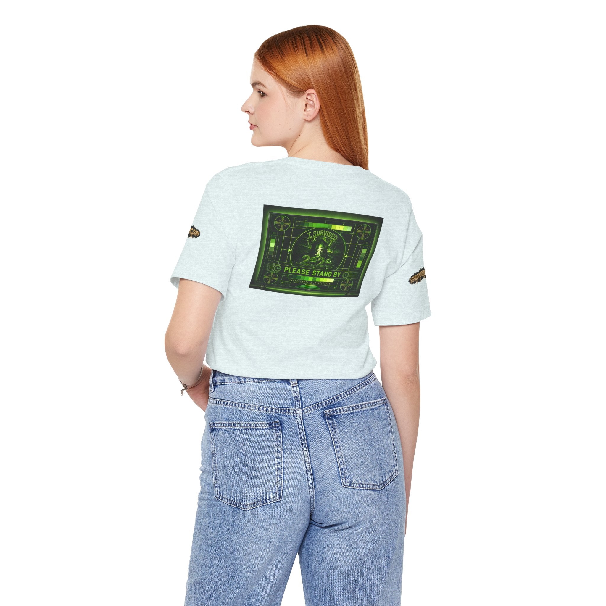 I Survived 2020 — "Please Stand By" Test Pattern Toxic Signal Tee Special Edition Summer Premiere Unisex Jersey Short Sleeve Tee