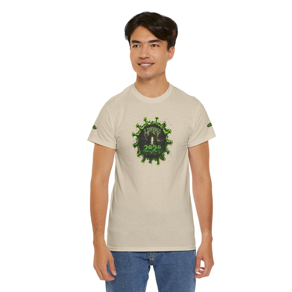 I Survived 2020 — PANDEMIC S1:E4: Director's Cut Special Edition "Mask Madness" Unisex Heavy Cotton Tee