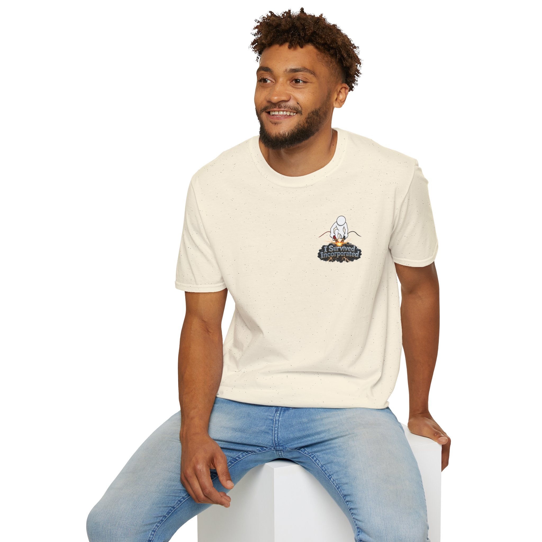 I Survived 2020 — "Please Stand By" Test Pattern Tee Summer Premier Unisex Softstyle T-Shirt
