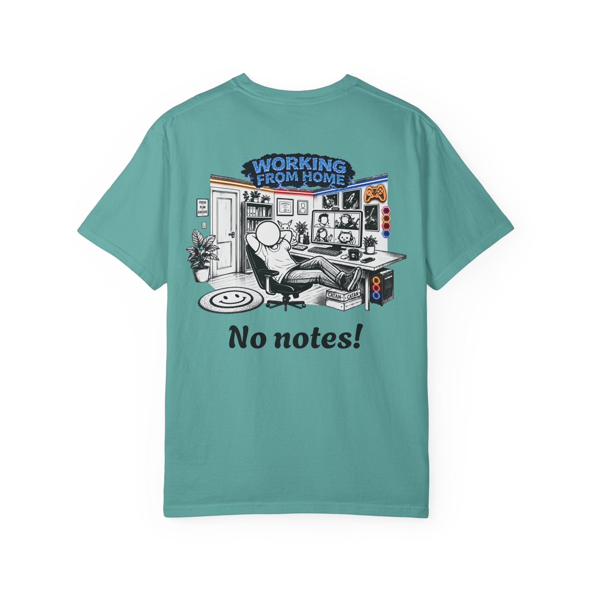 I Survived 2020 — LOCKDOWN S3:E4: "Working From Home" Unisex Garment-Dyed T-shirt