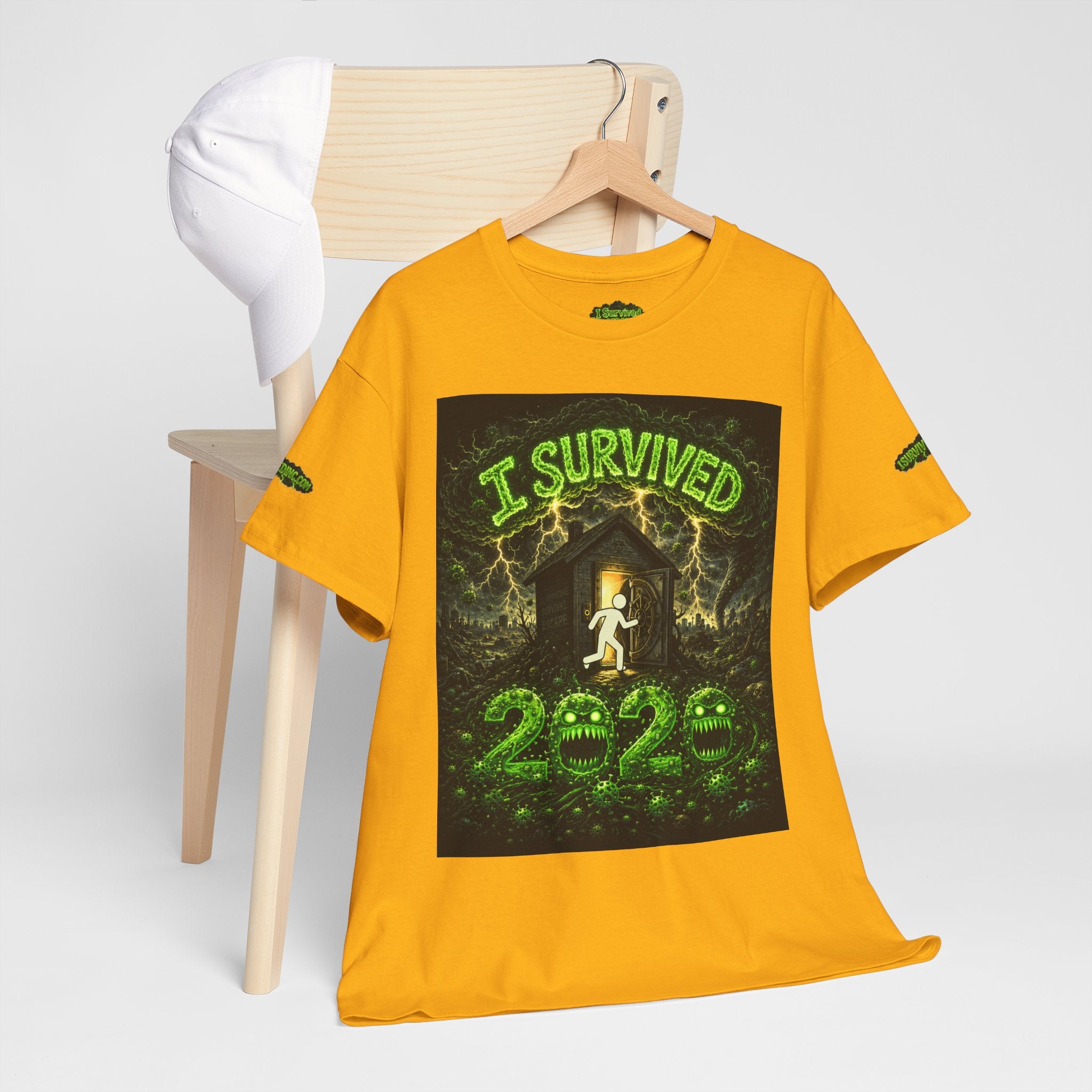 I Survived 2020 — PANDEMIC S1:E1: Special Edition "COVID-19: The Coronavirus" Unisex Heavy Cotton Tee