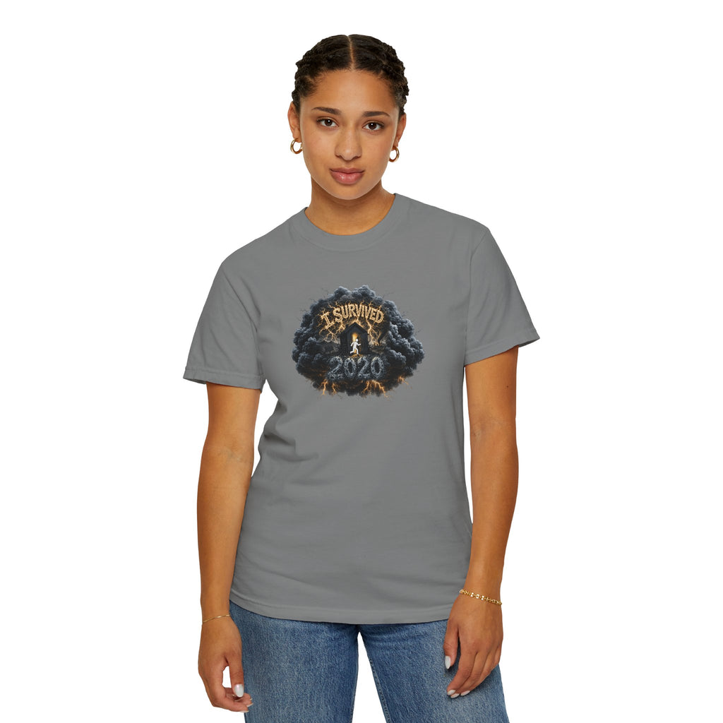 I Survived 2020 — Original PILOT Design: Director's Cut Unisex Garment-Dyed T-shirt