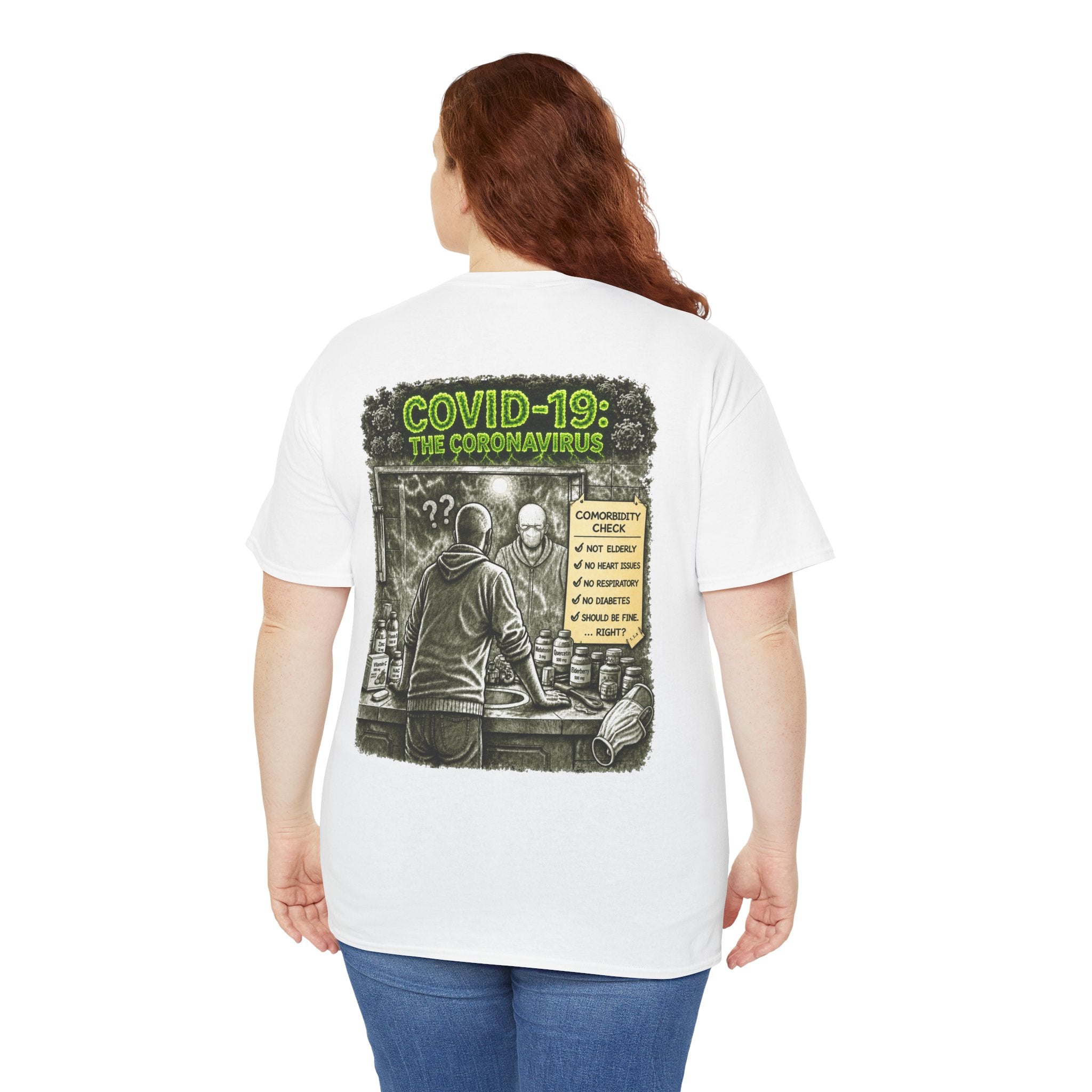 I Survived 2020 — PANDEMIC S1:E1: Director's Cut "COVID-19: The Coronavirus" Unisex Heavy Cotton Tee