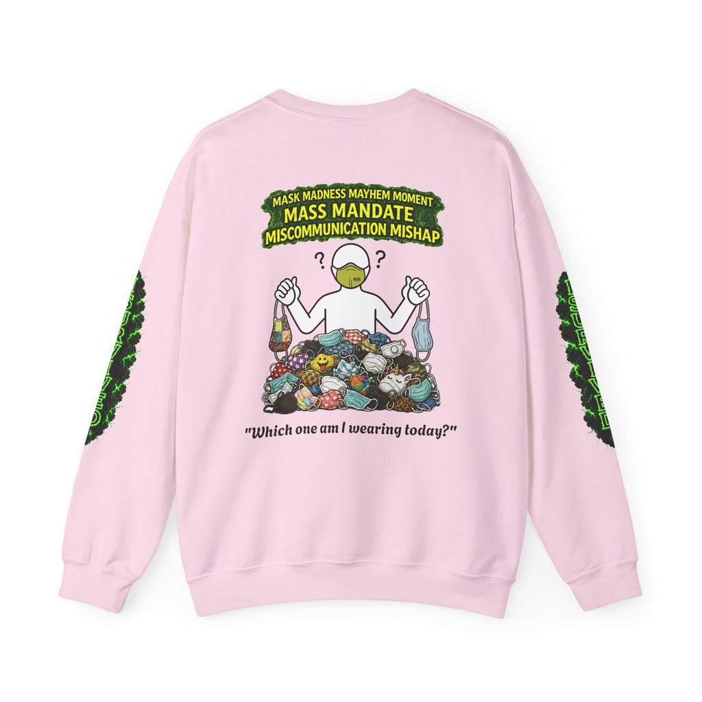I Survived 2020 — PANDEMIC S1:E4: Director's Cut "Mask Madness" Unisex Heavy Blend™ Crewneck Sweatshirt