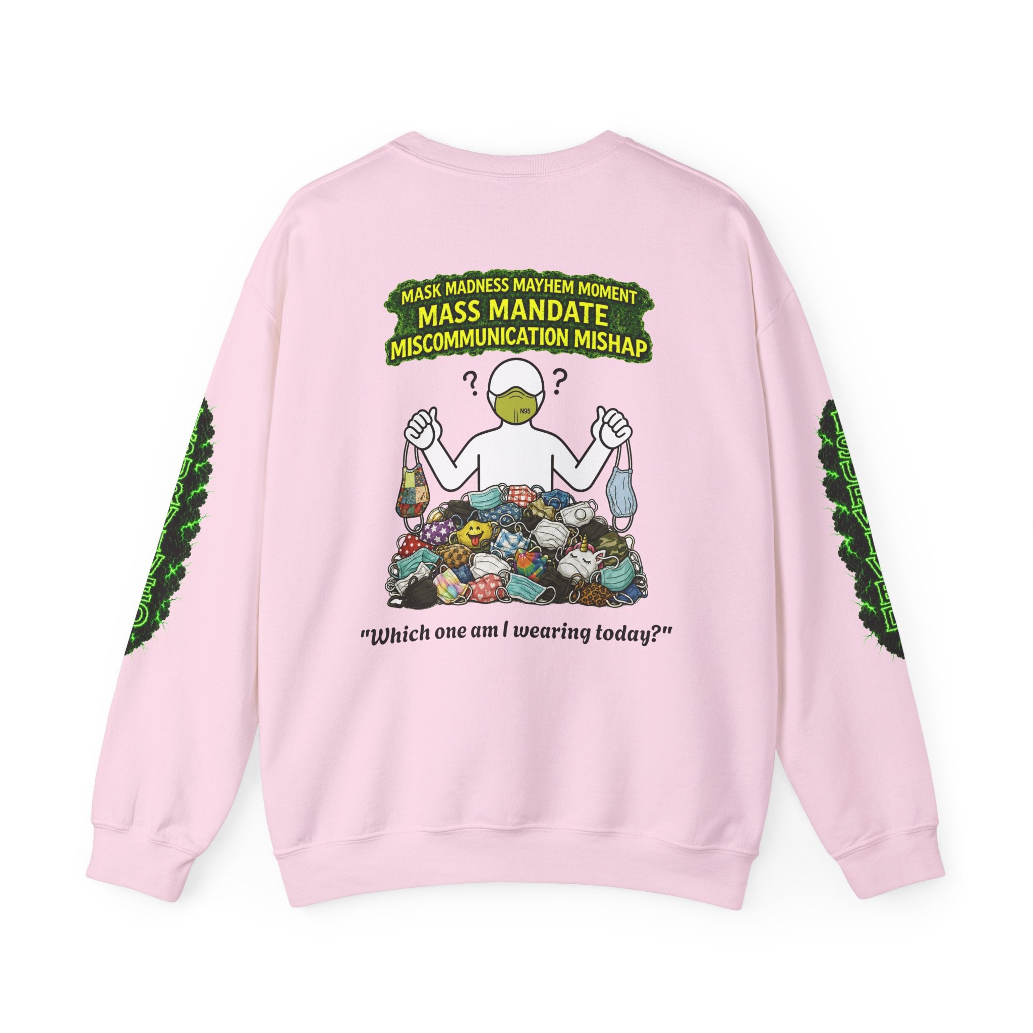 I Survived 2020 — PANDEMIC S1:E4: Director's Cut "Mask Madness" Unisex Heavy Blend™ Crewneck Sweatshirt