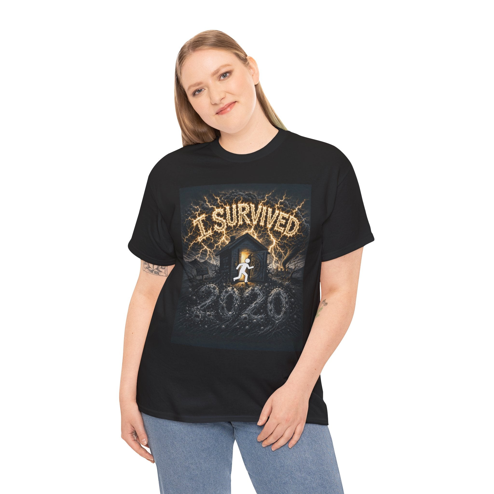 I Survived 2020 — Original PILOT Design Unisex Heavy Cotton Tee