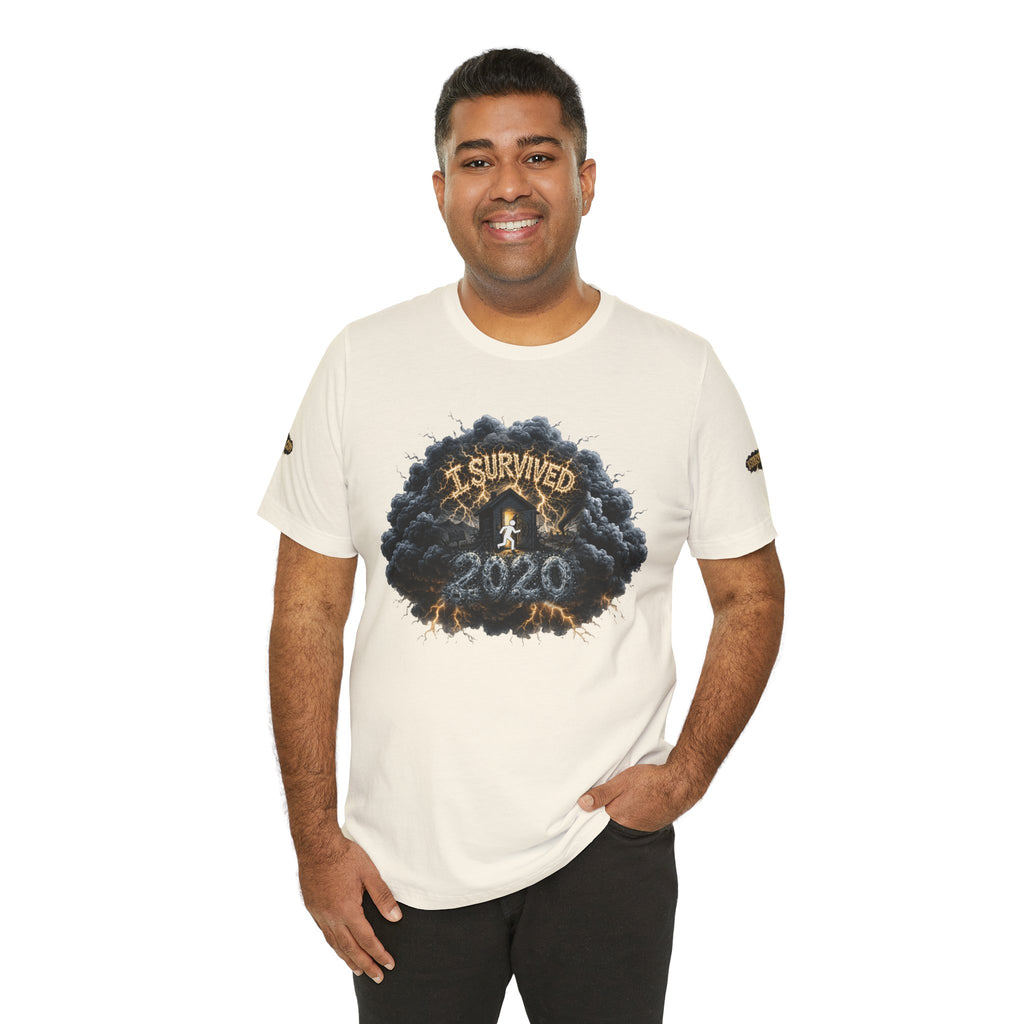 I Survived 2020 — Director's Cut Original Design Teaser Tee | Season 1 Premiere Drop Unisex Jersey Short Sleeve Tee