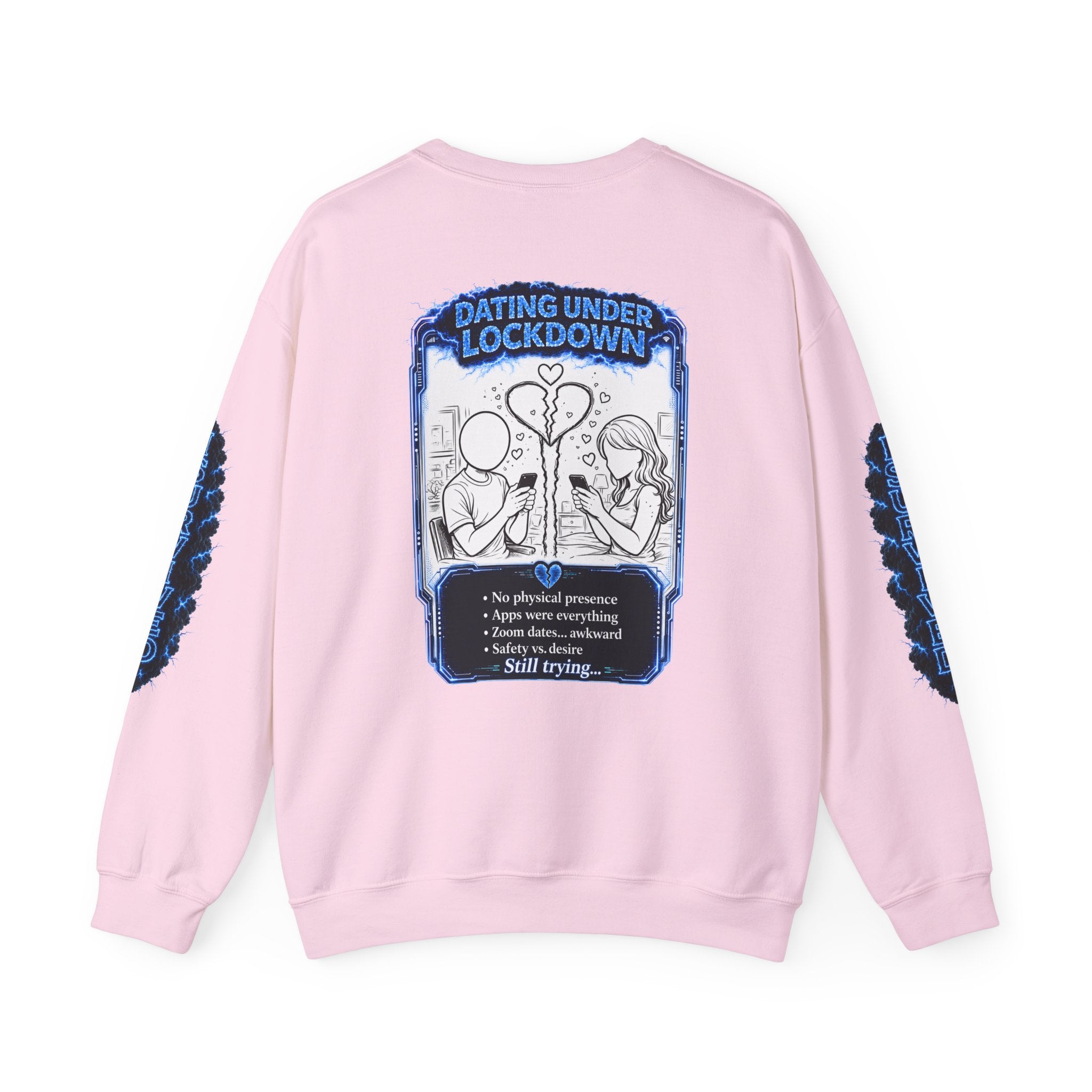 I Survived 2020 — LOCKDOWN S3:E2: Director's Cut Special Edition "Dating Under Lockdown" Unisex Heavy Blend™ Crewneck Sweatshirt