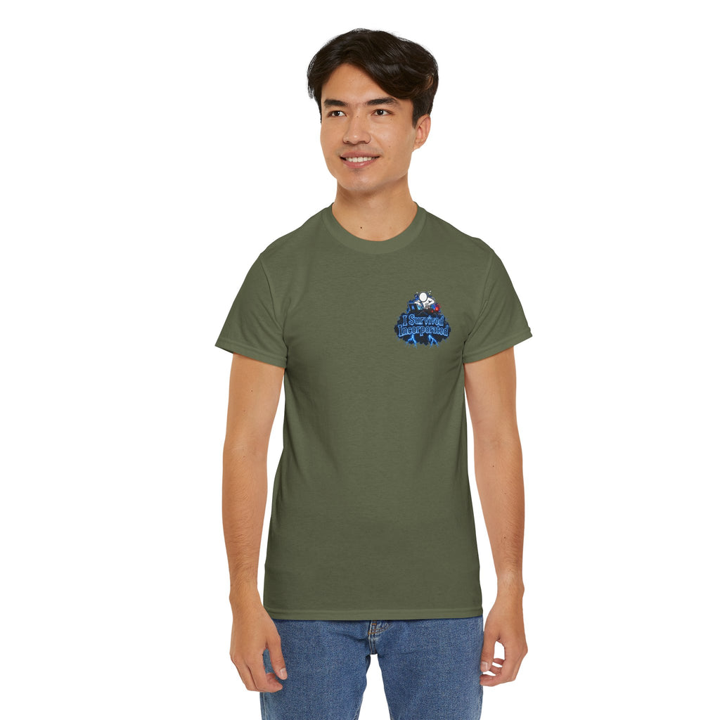 I Survived 2020 — "Please Stand By" Test Pattern Tee Lockdown Surveillance Edition Summer Exclusive Unisex Heavy Cotton Tee