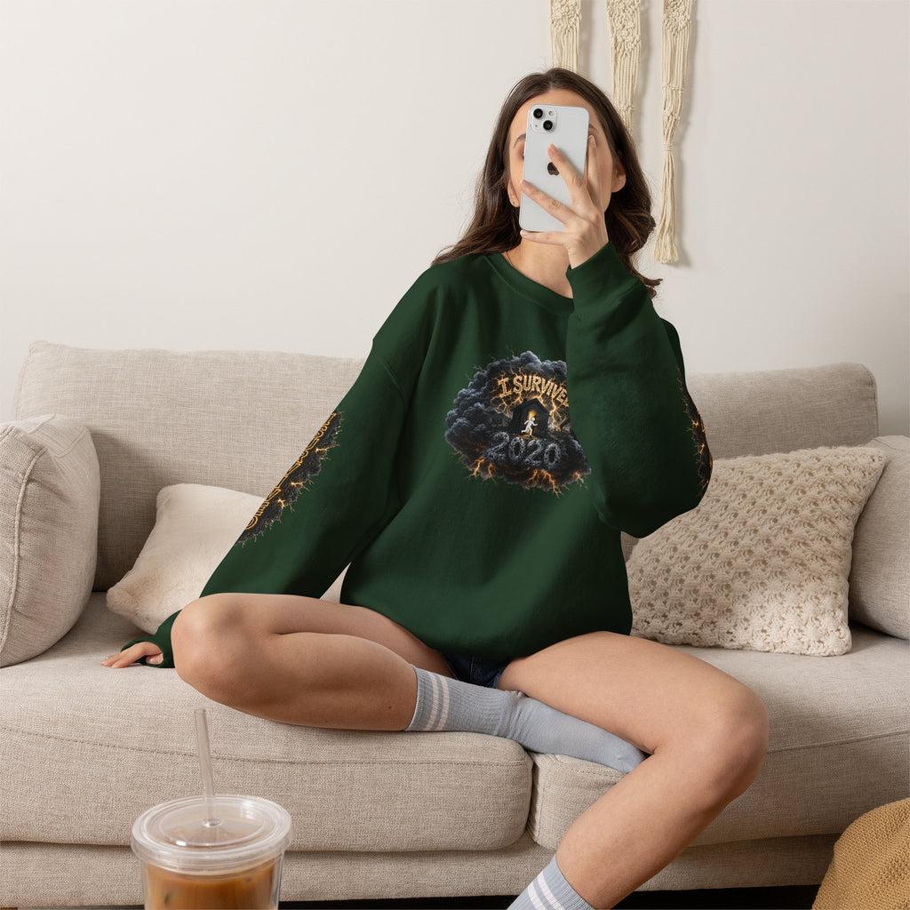 I Survived 2020 — Original PILOT Design: Director's Cut Special Edition Unisex Heavy Blend™ Crewneck Sweatshirt