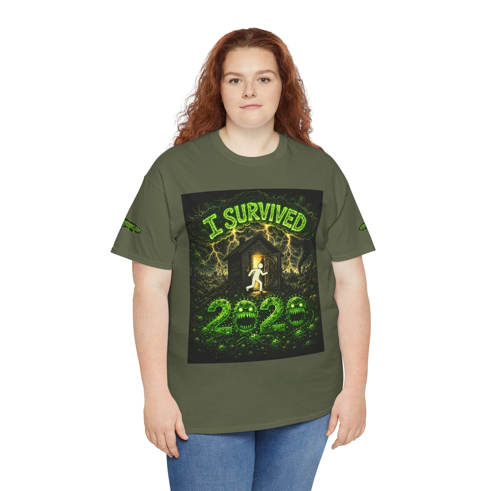 I Survived 2020 — S1:E1 "COVID-19: The Coronavirus" | Pandemic Edition Unisex Heavy Cotton Tee (SPECIAL EDITION)