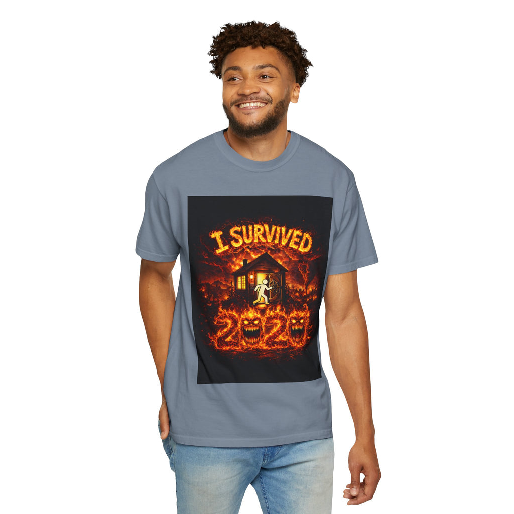 I Survived 2020 — S2:E4 "Western U.S. Wildfire Season" | Mid-Season Finale Pt. 1 | Wildfire Edition Memorial Unisex Garment-Dyed T-shirt