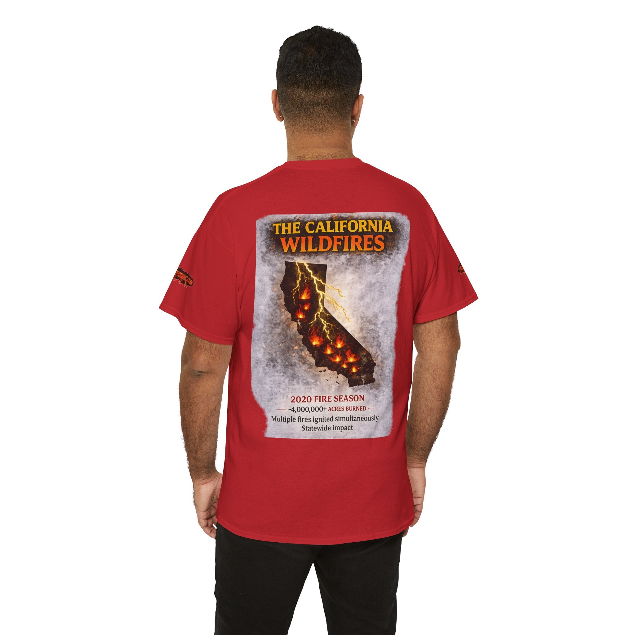 I Survived 2020 — Director's Cut S2:E3 "The California Wildfires" | Wildfire Edition Memorial Unisex Heavy Cotton Tee (SPECIAL EDITION)