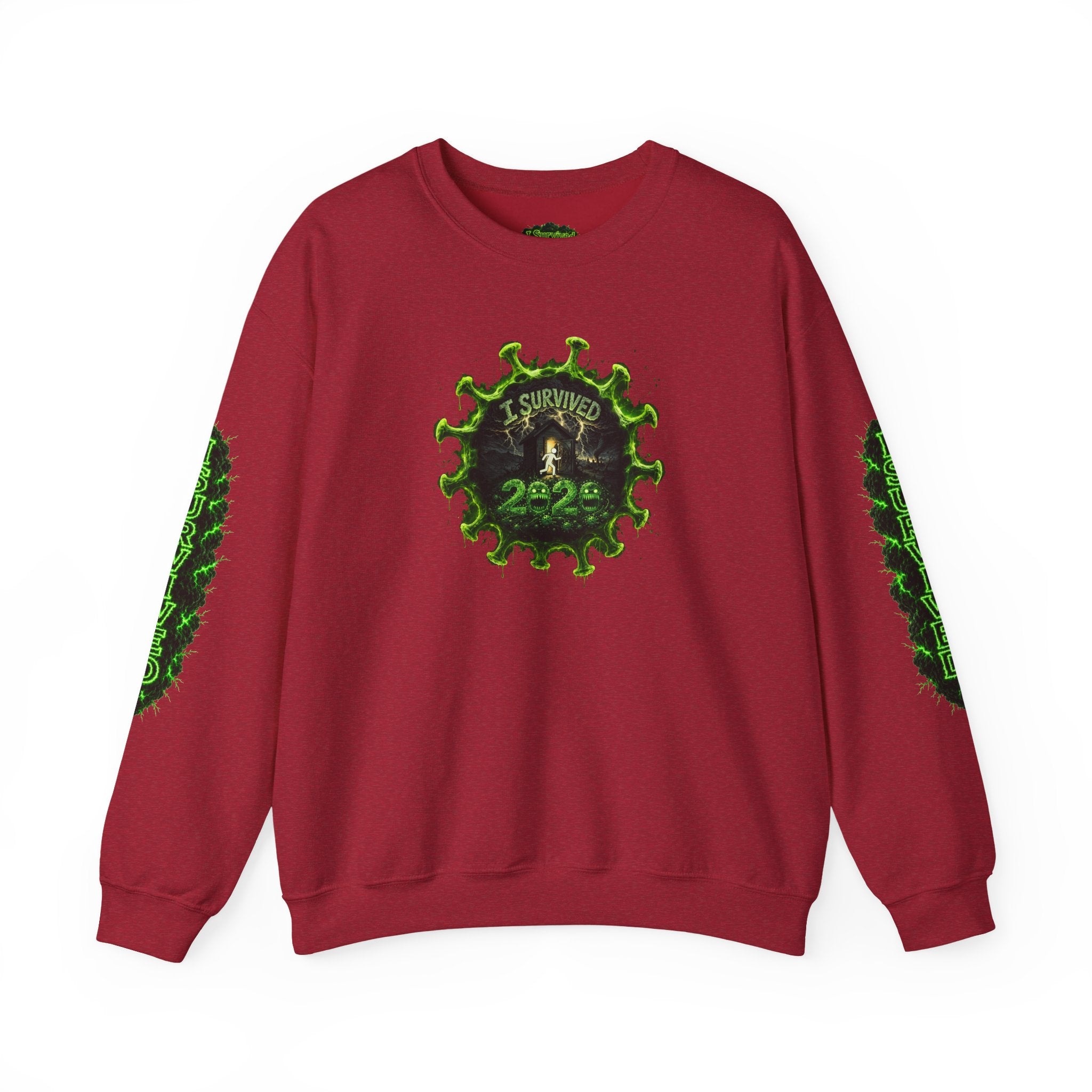 I Survived 2020 — PANDEMIC S1:E1: Director's Cut "COVID-19: The Coronavirus" Unisex Heavy Blend™ Crewneck Sweatshirt