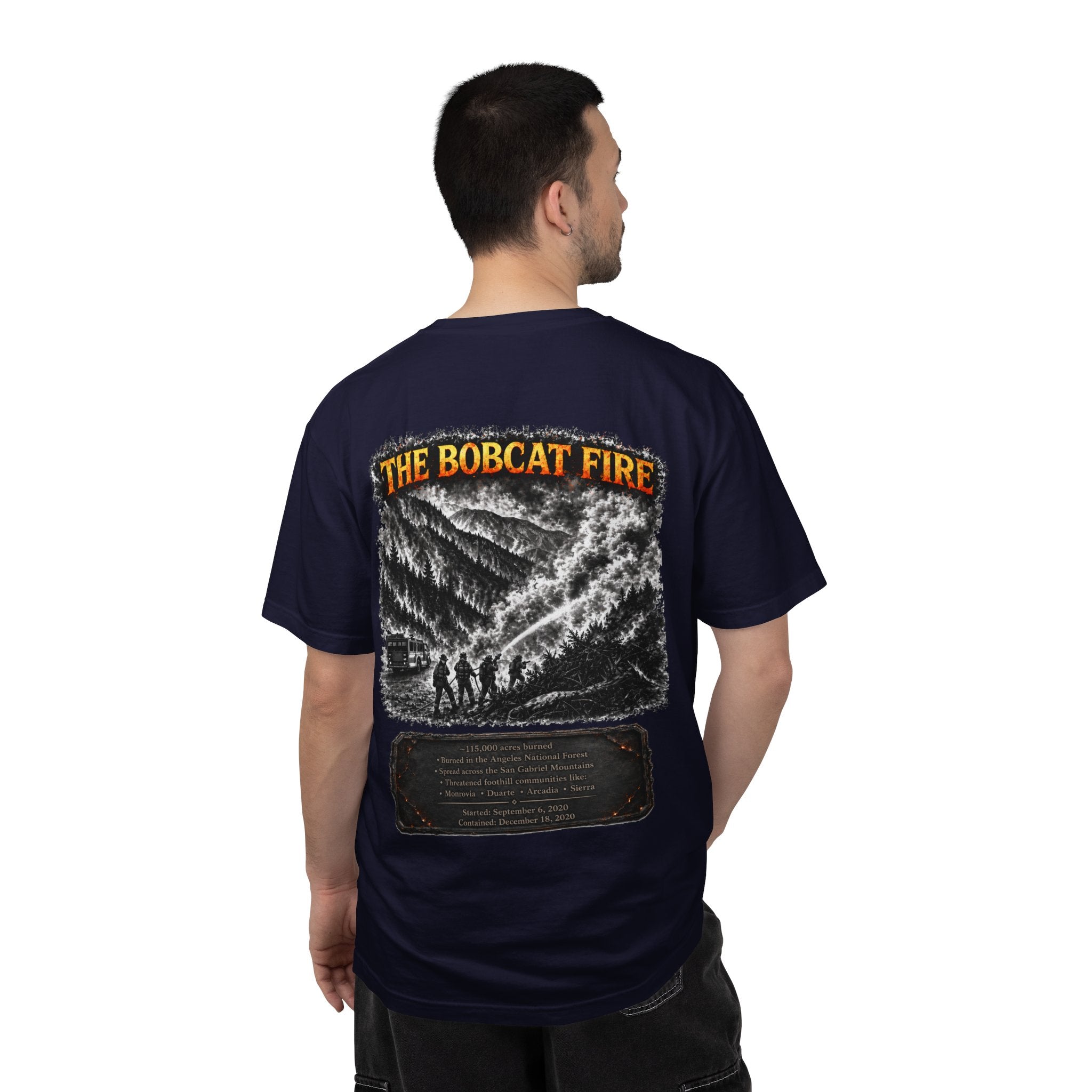 I Survived 2020 — Director's Cut S2:E2 "The Bobcat Fire" | Wildfire Edition Memorial Unisex Garment-Dyed T-shirt