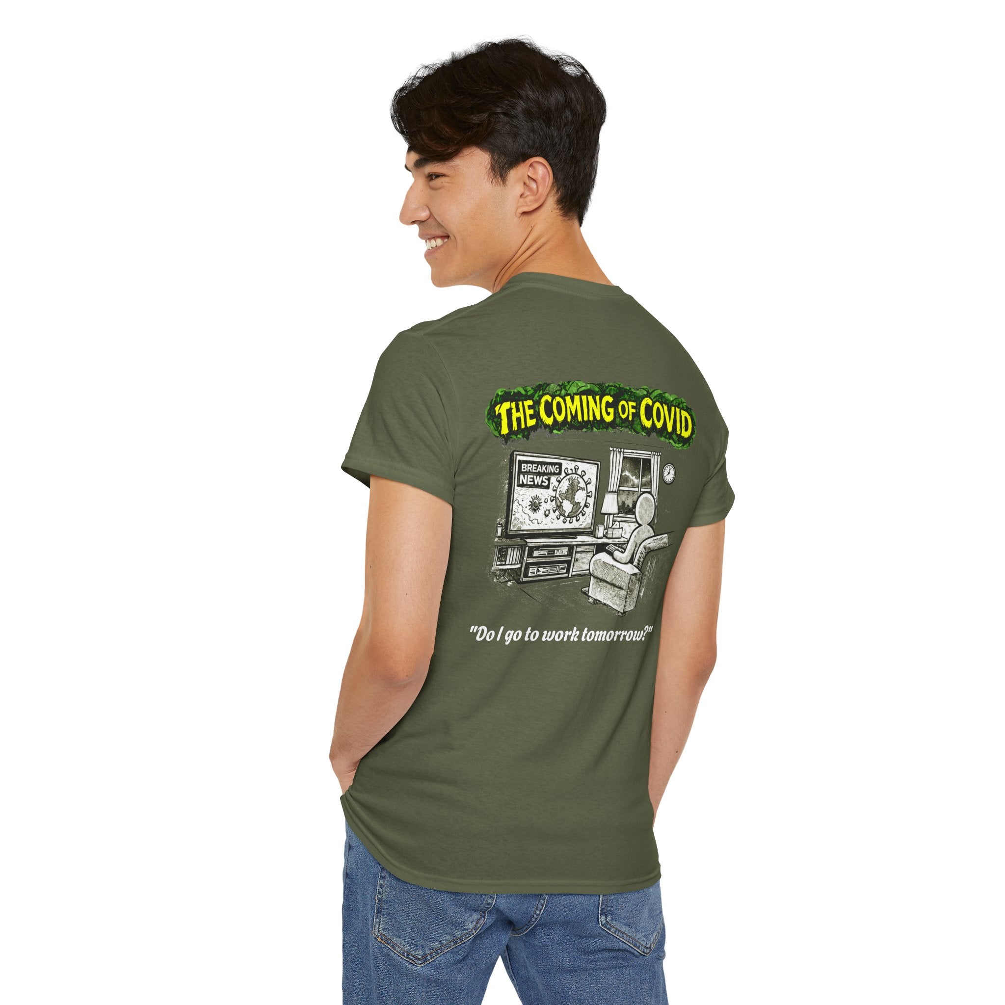 I Survived 2020 — PANDEMIC S1:E2: Director's Cut "The Coming of COVID" Unisex Heavy Cotton Tee