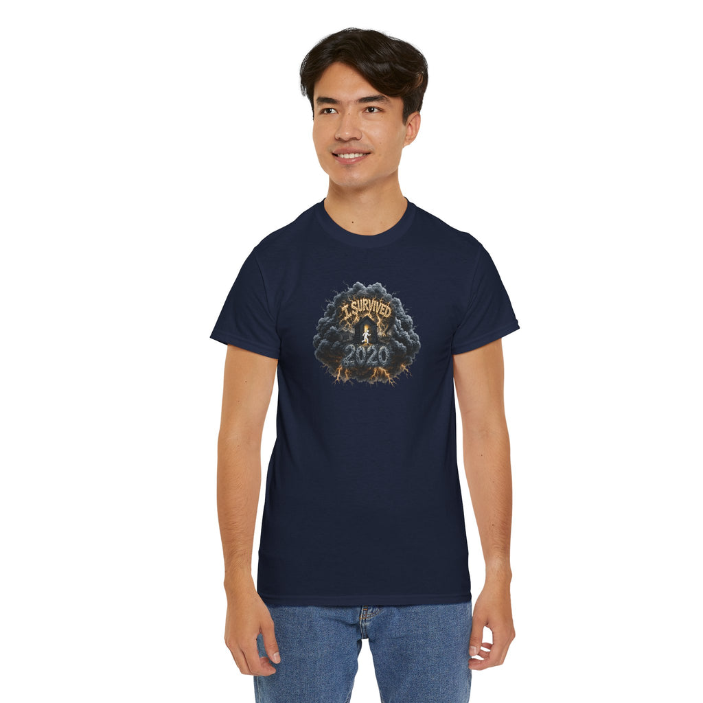I Survived 2020 — Original PILOT Design: Director's Cut Unisex Heavy Cotton Tee