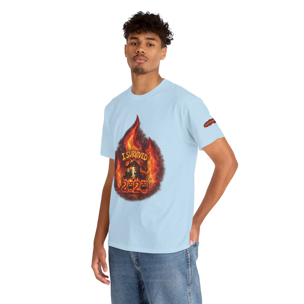 I Survived 2020 — Director's Cut S2:E1 "Berry Creek" | Wildfire Edition Memorial Unisex Heavy Cotton Tee (SPECIAL EDITION)