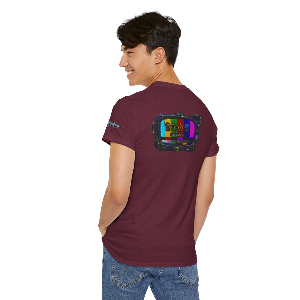 I Survived 2020 — "No Signal" Test Pattern Tee Alien Broadcast Finale Special Edition Summer Premiere Unisex Heavy Cotton Tee