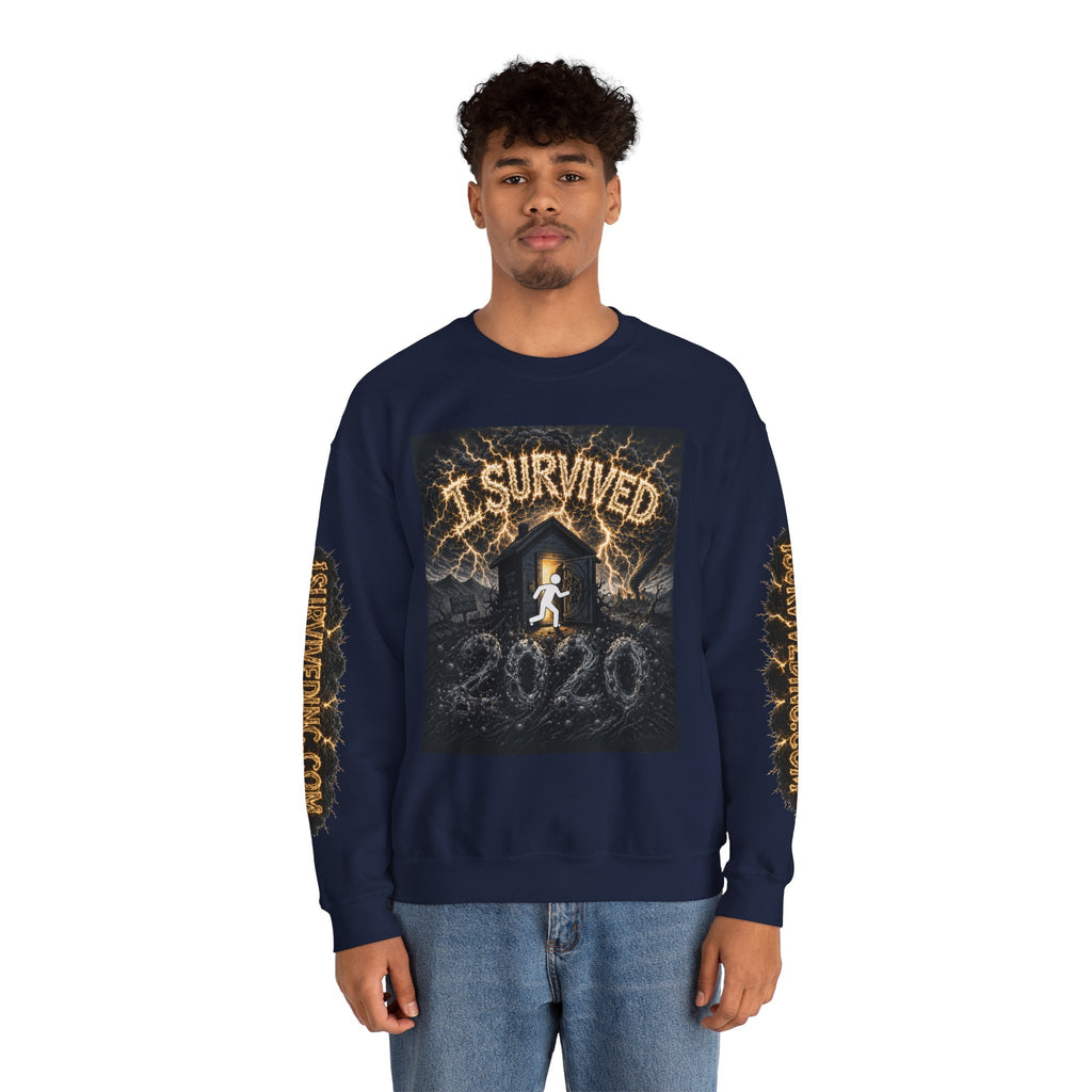 I Survived 2020 — Original PILOT Design: Special Edition Unisex Heavy Blend™ Crewneck Sweatshirt